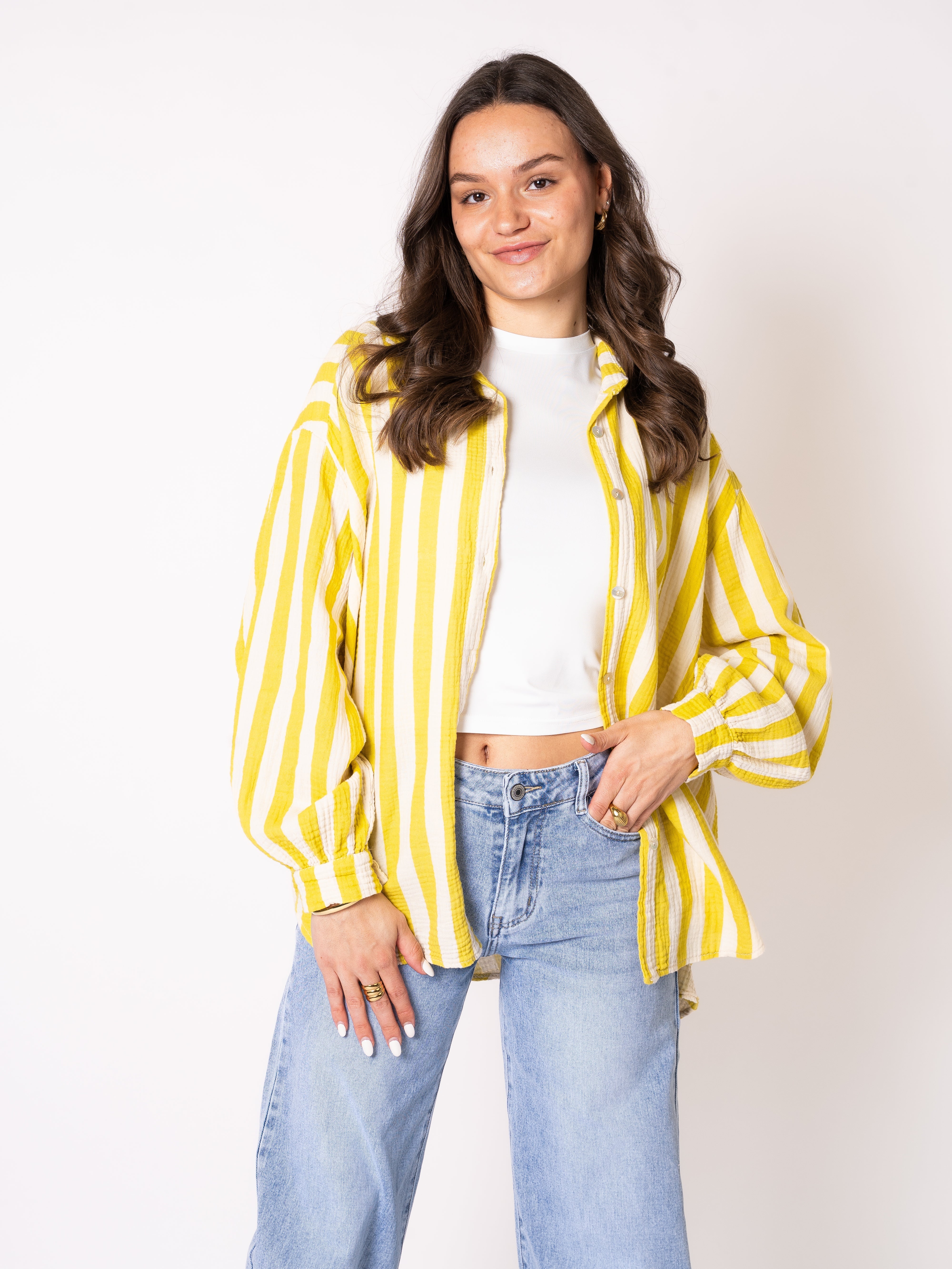 Liesl | Oversize Musselinbluse