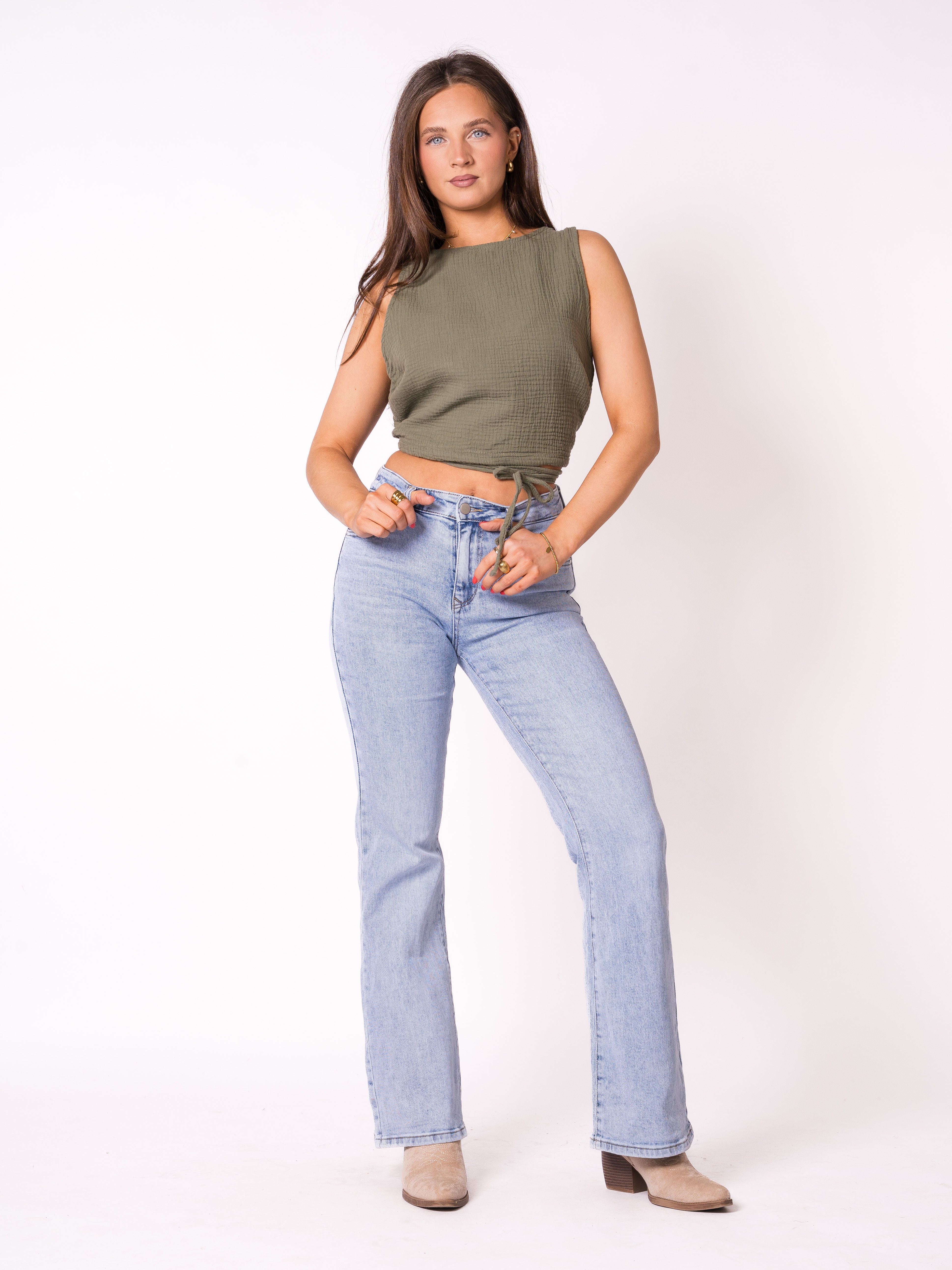 Emmelia | Leichtes Musselin Tanktop