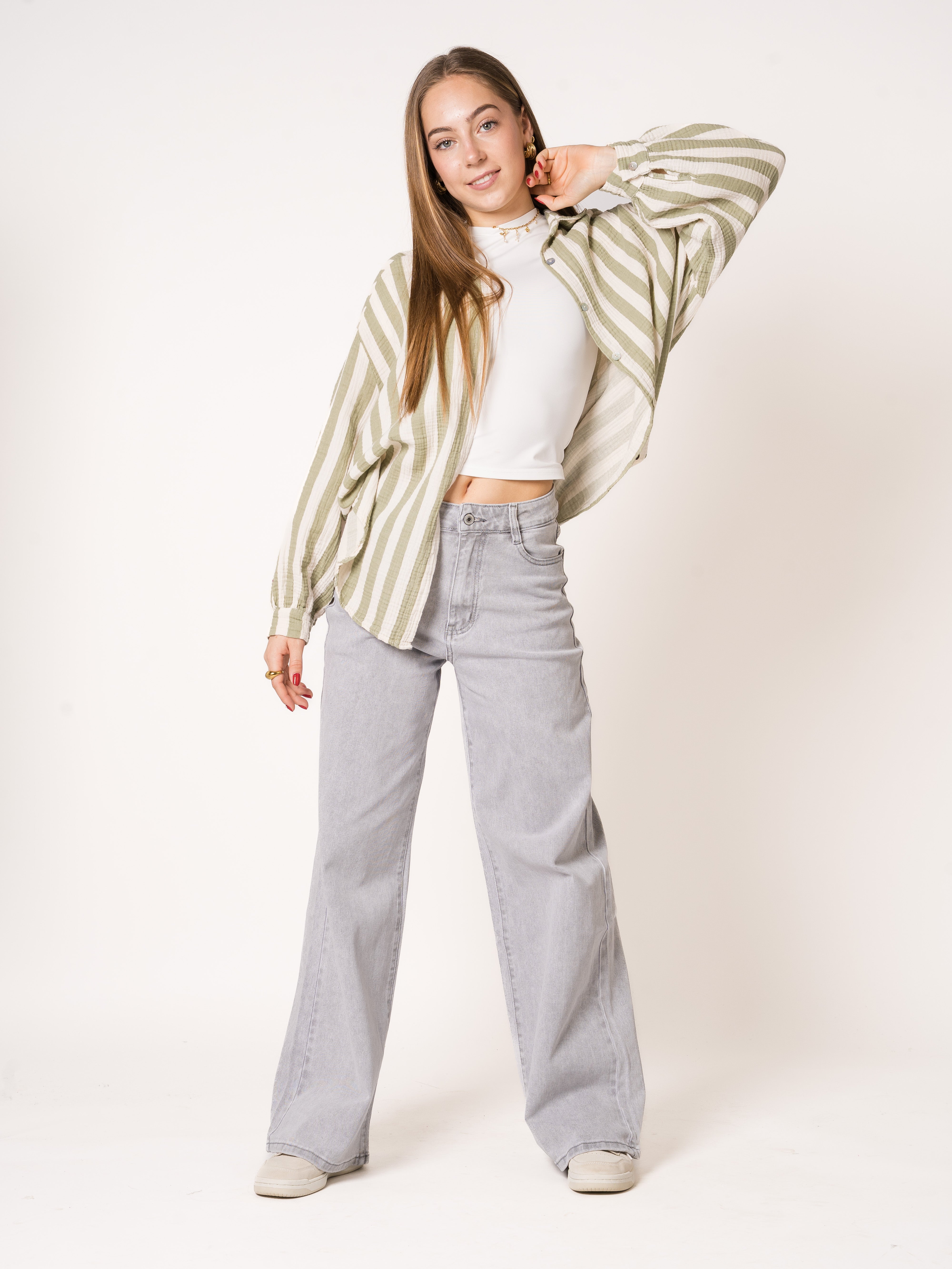 Liesl | Oversize Musselinbluse