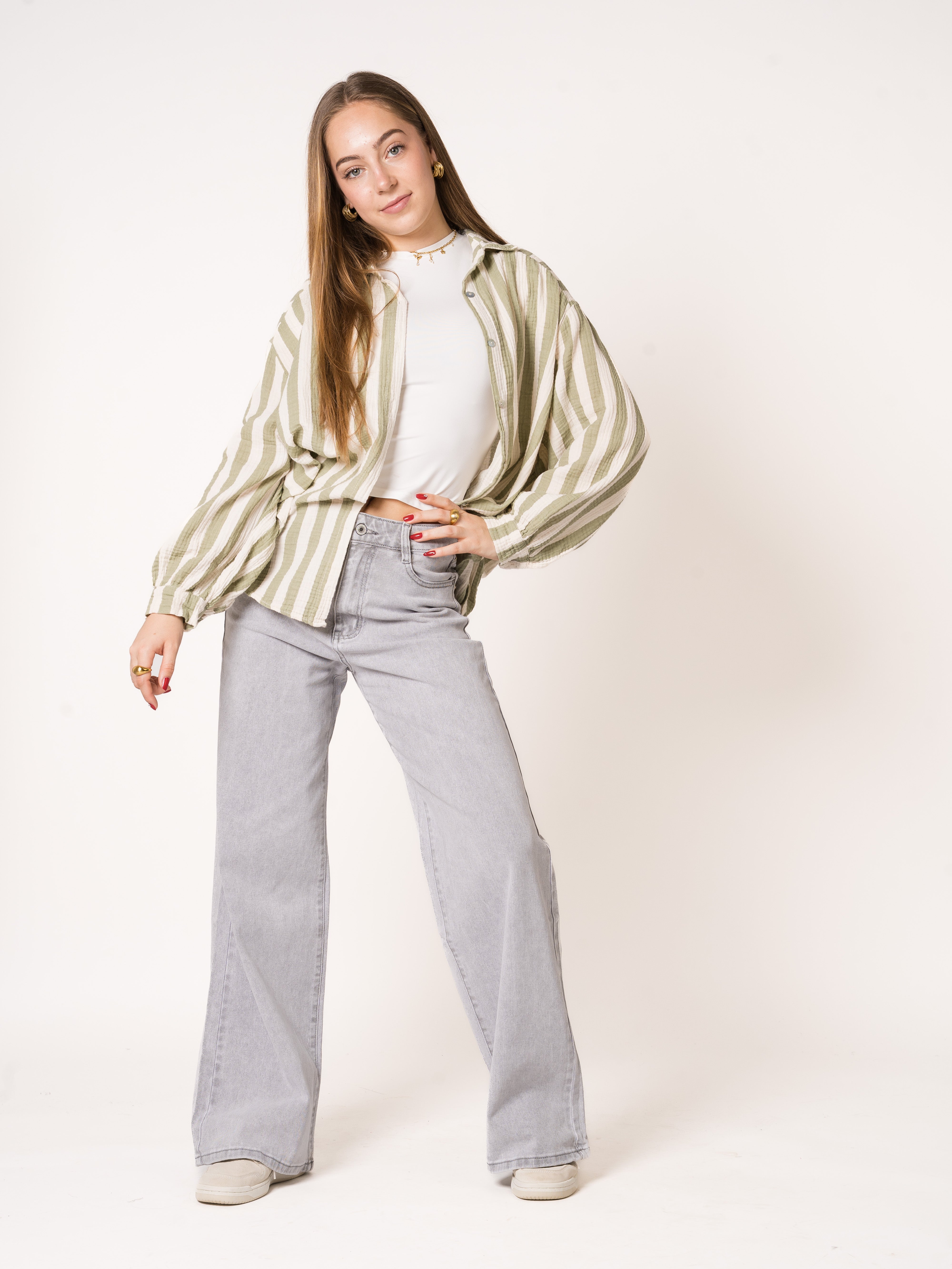Liesl | Oversize Musselinbluse