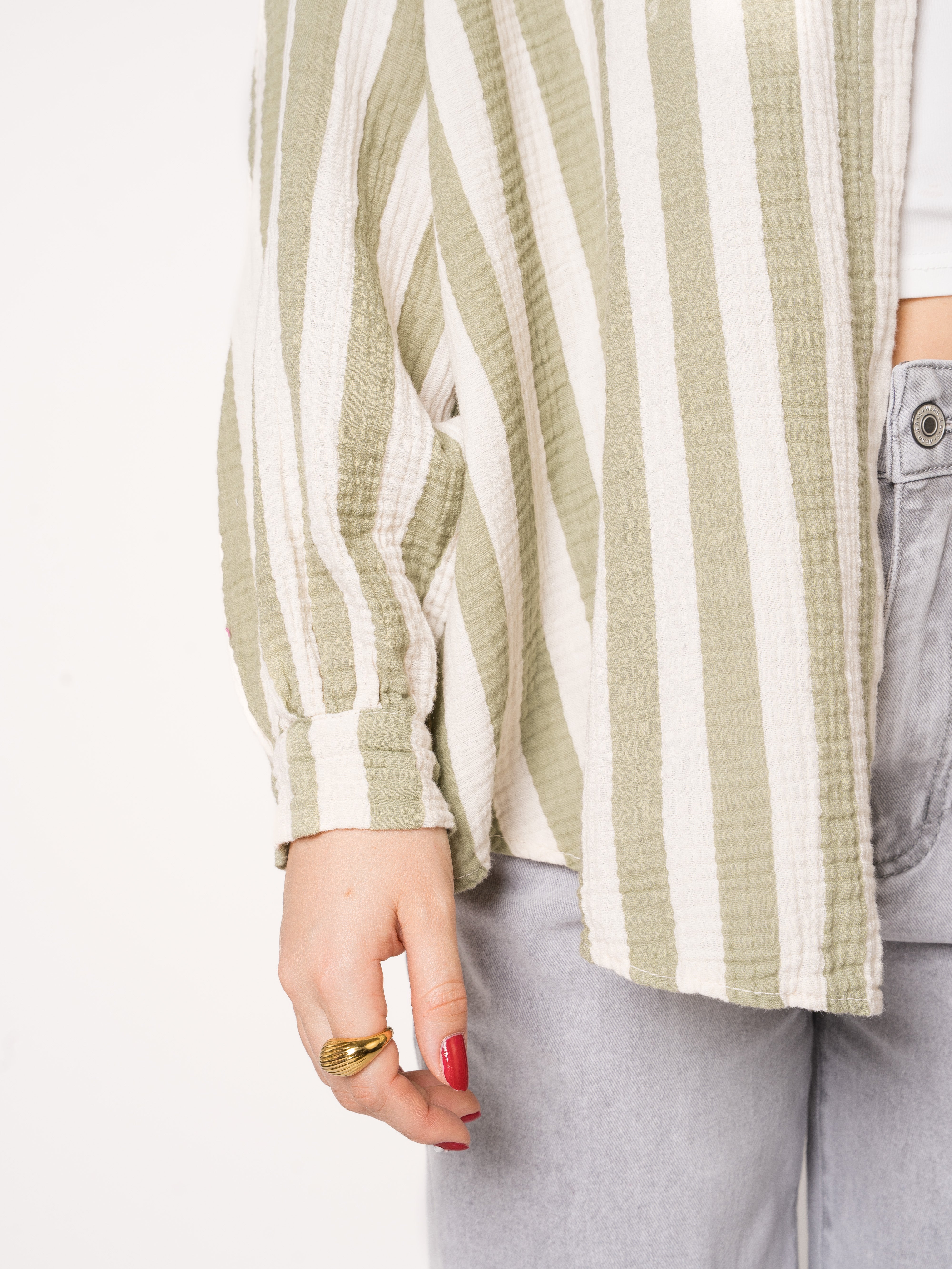 Liesl | Oversize Musselinbluse