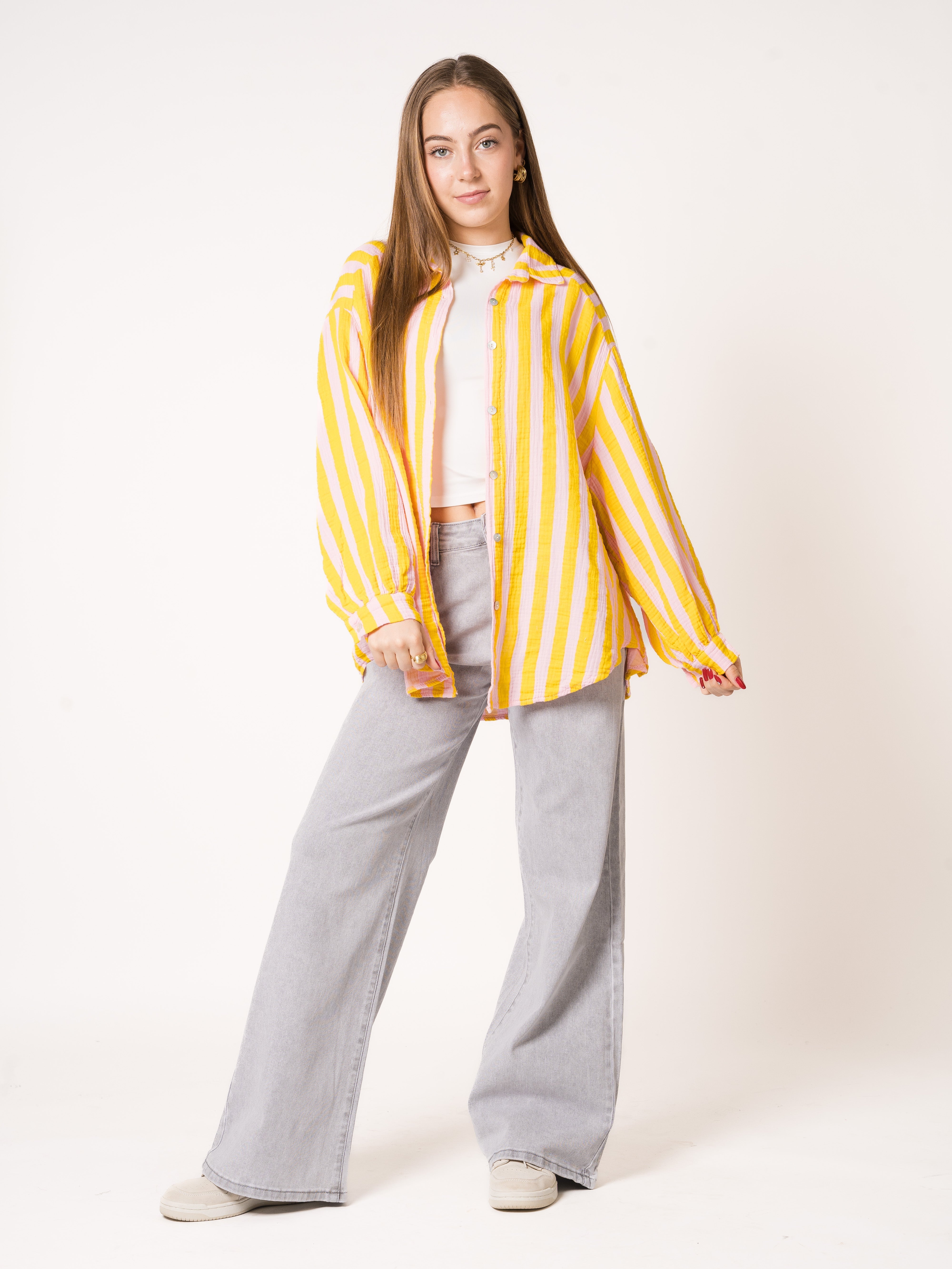 Liesl | Oversize Musselinbluse
