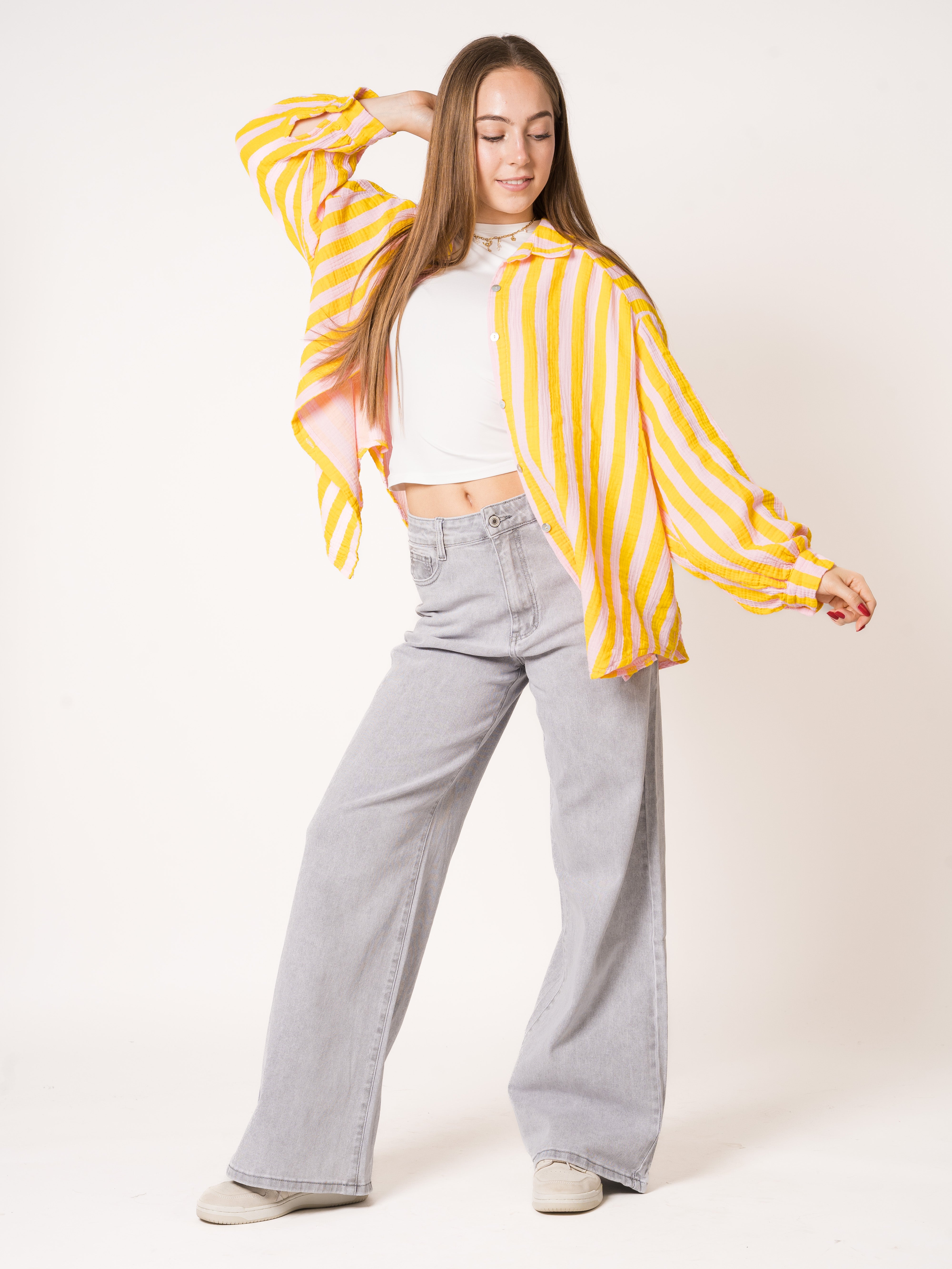 Liesl | Oversize Musselinbluse