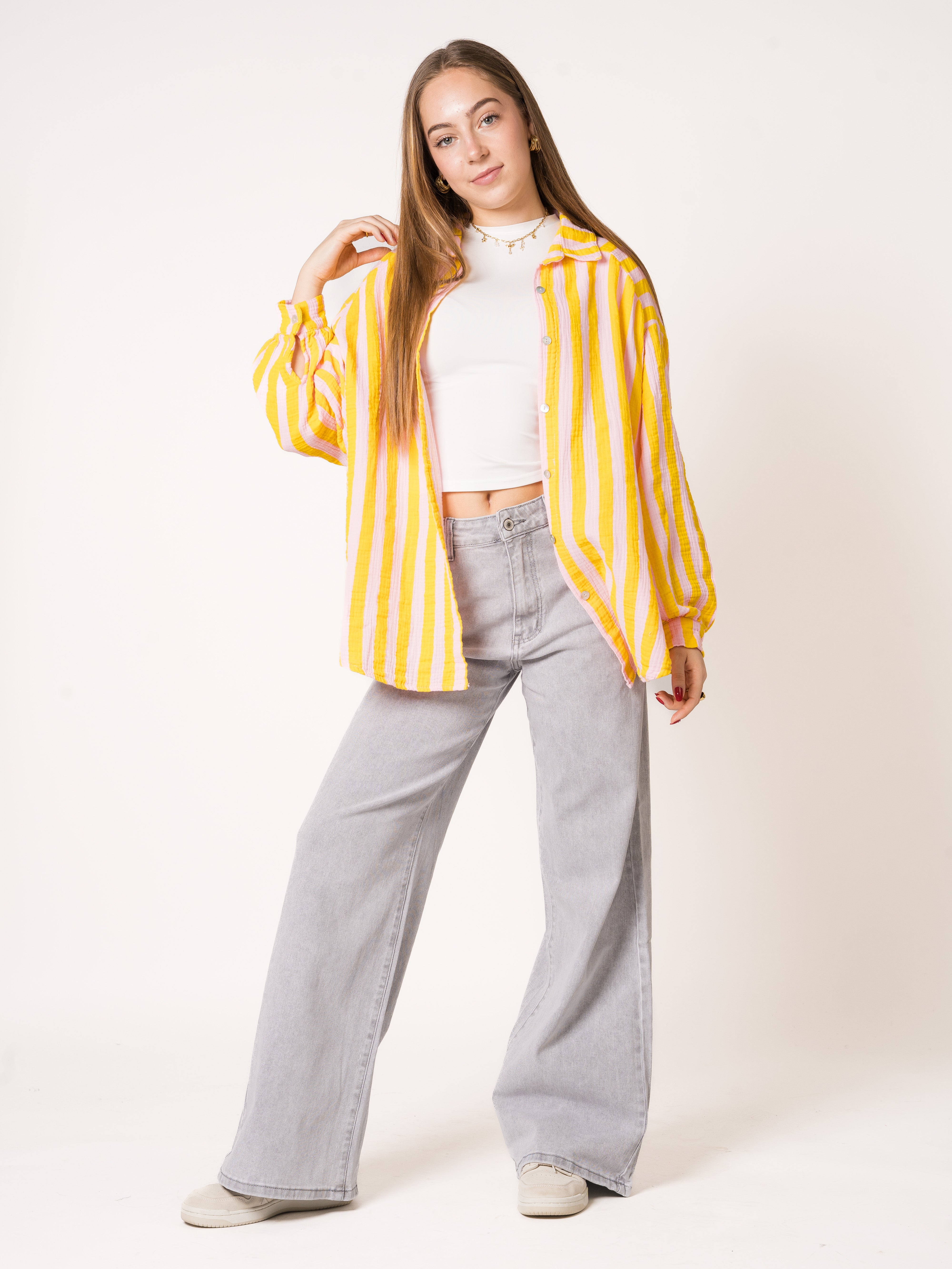 Liesl | Oversize Musselinbluse