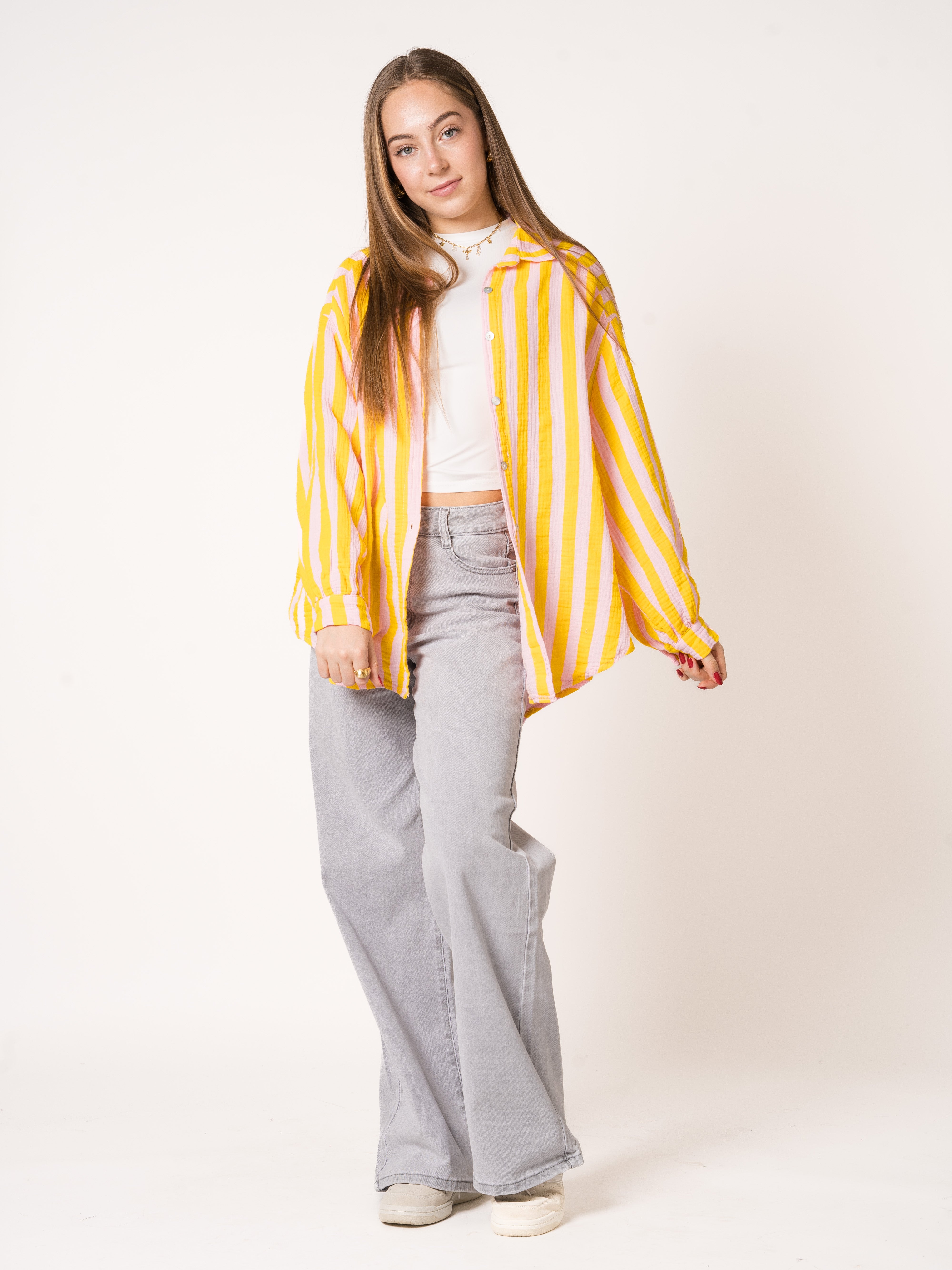 Liesl | Oversize Musselinbluse