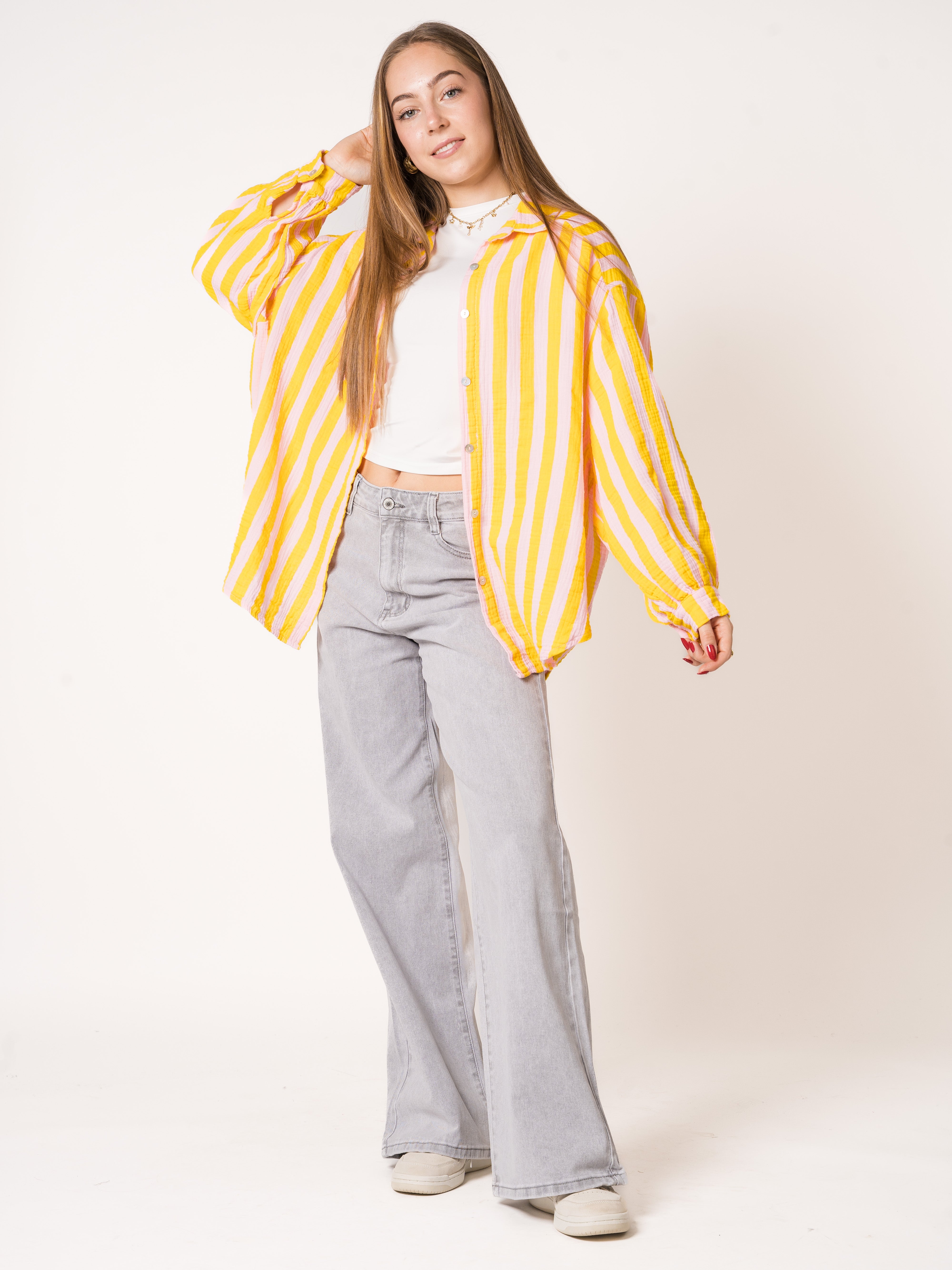 Liesl | Oversize Musselinbluse