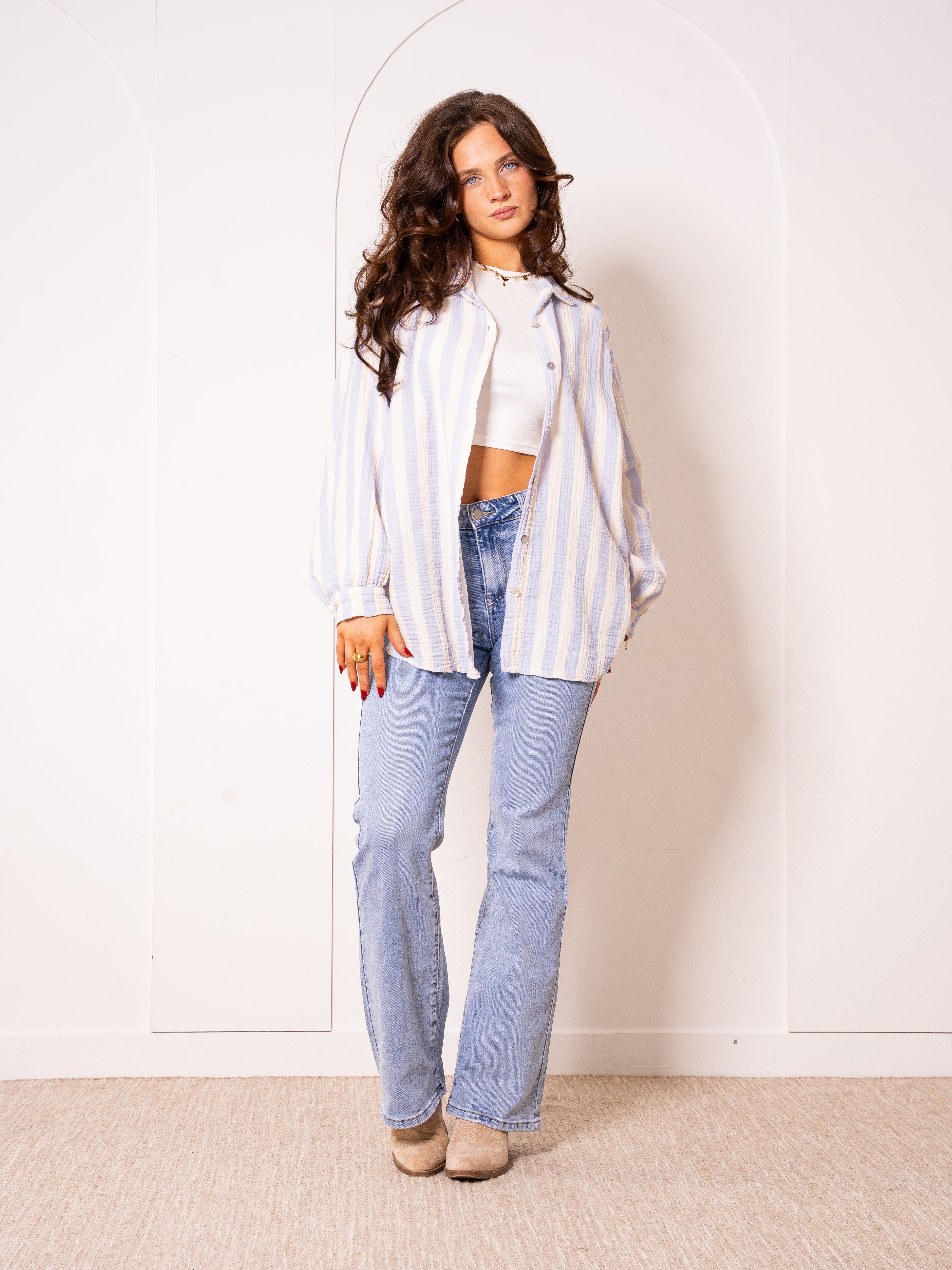 Liesl | Oversize Musselinbluse