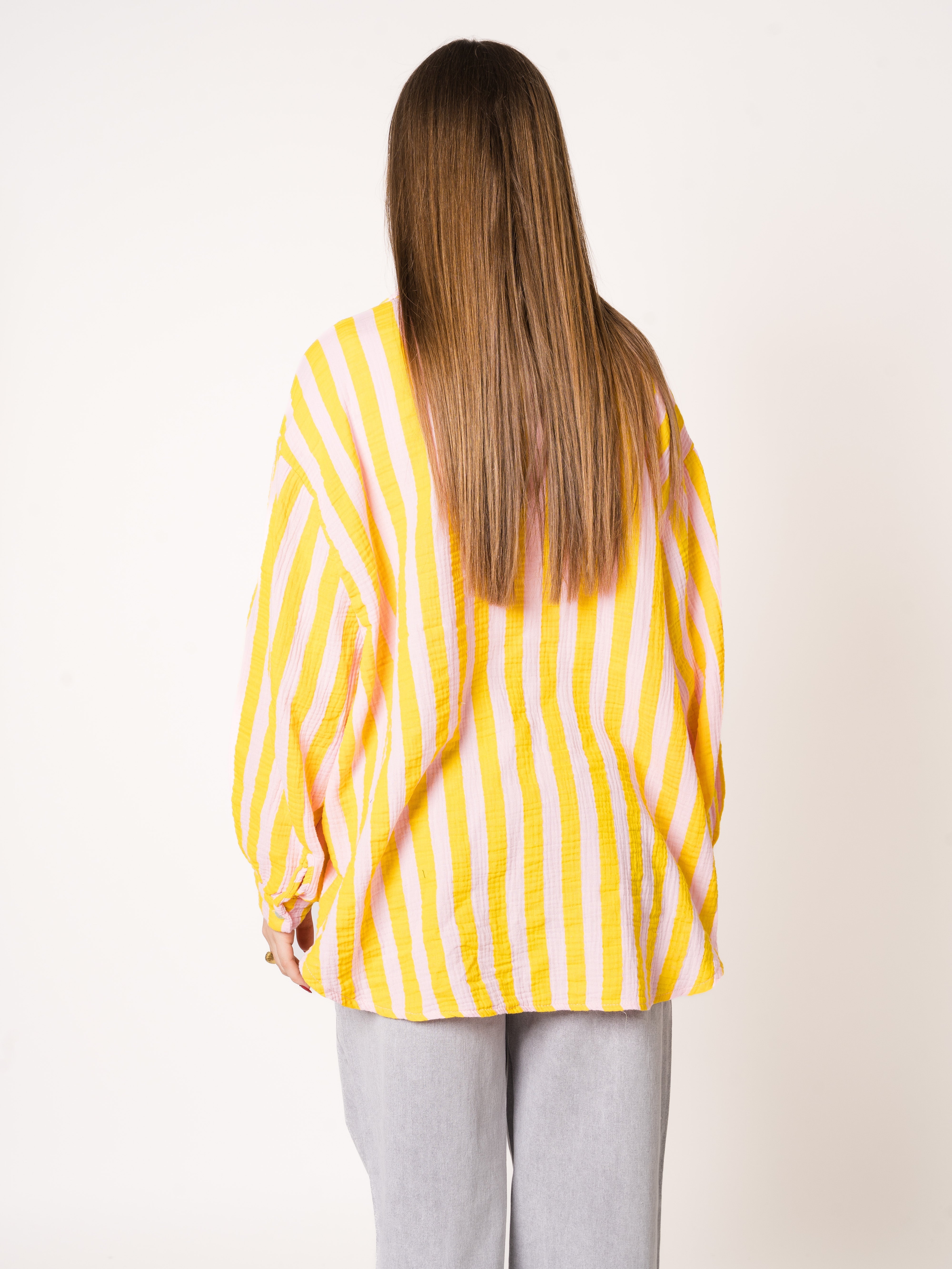 Liesl | Oversize Musselinbluse