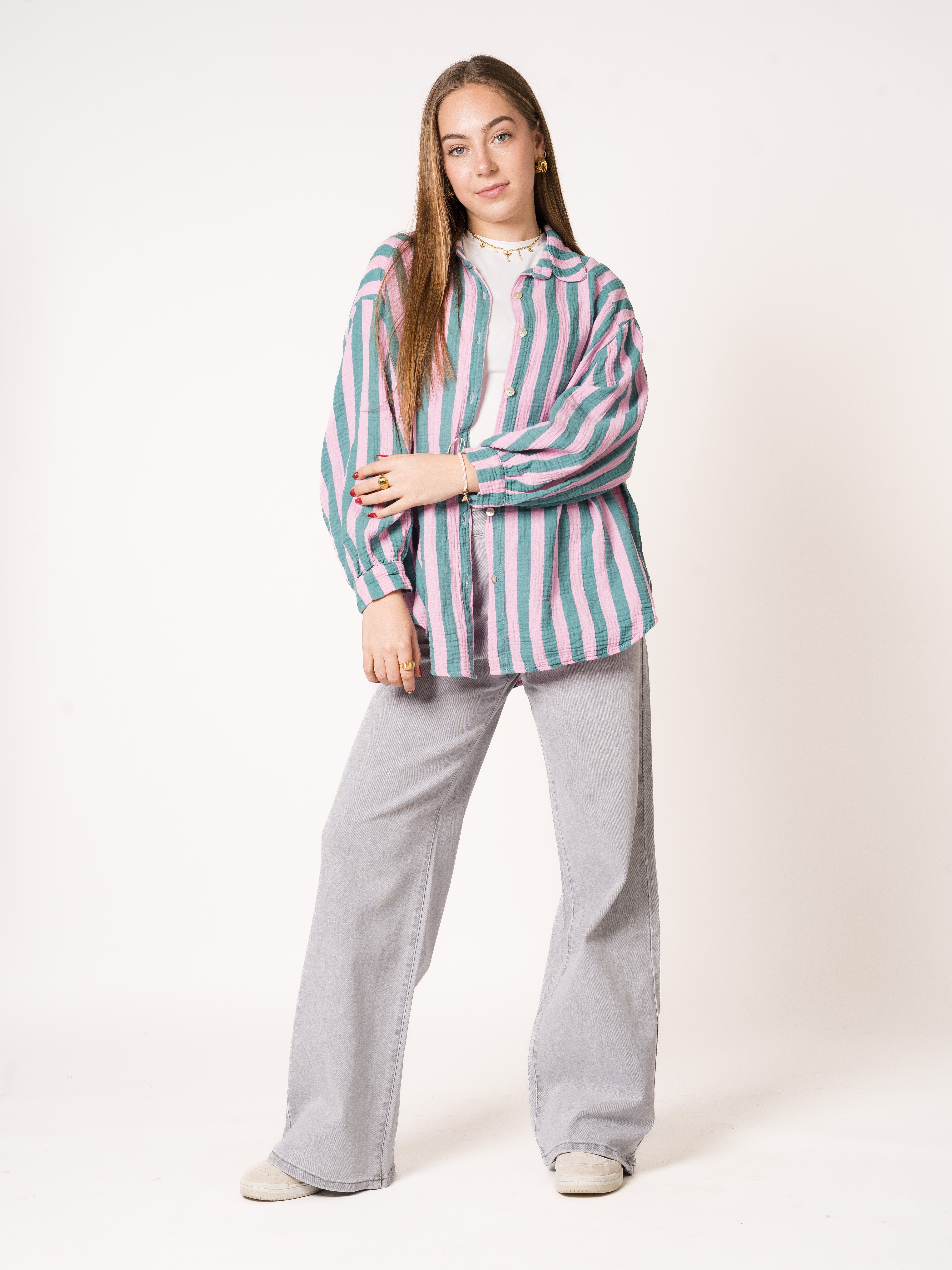 Liesl | Oversize Musselinbluse