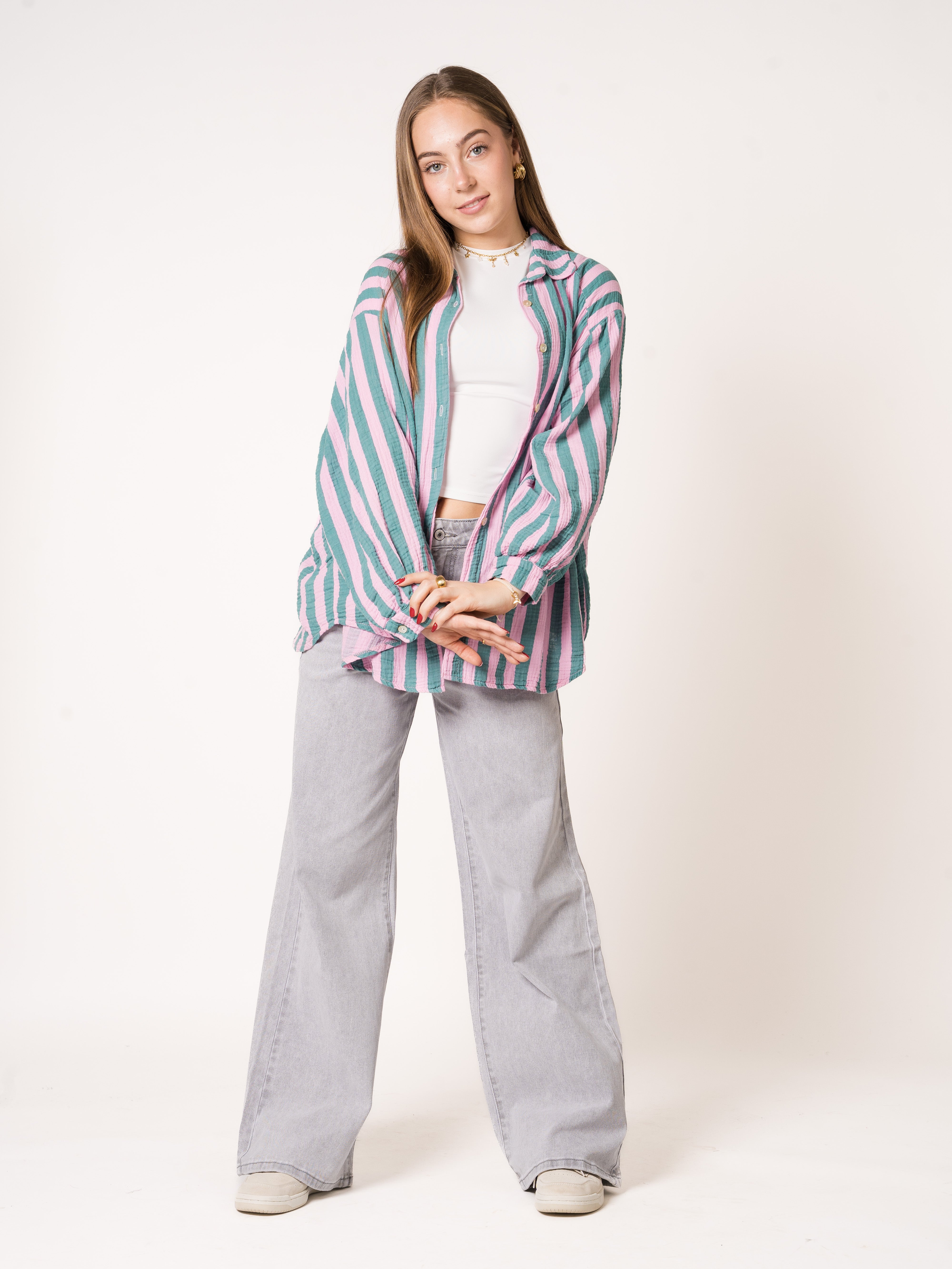 Liesl | Oversize Musselinbluse