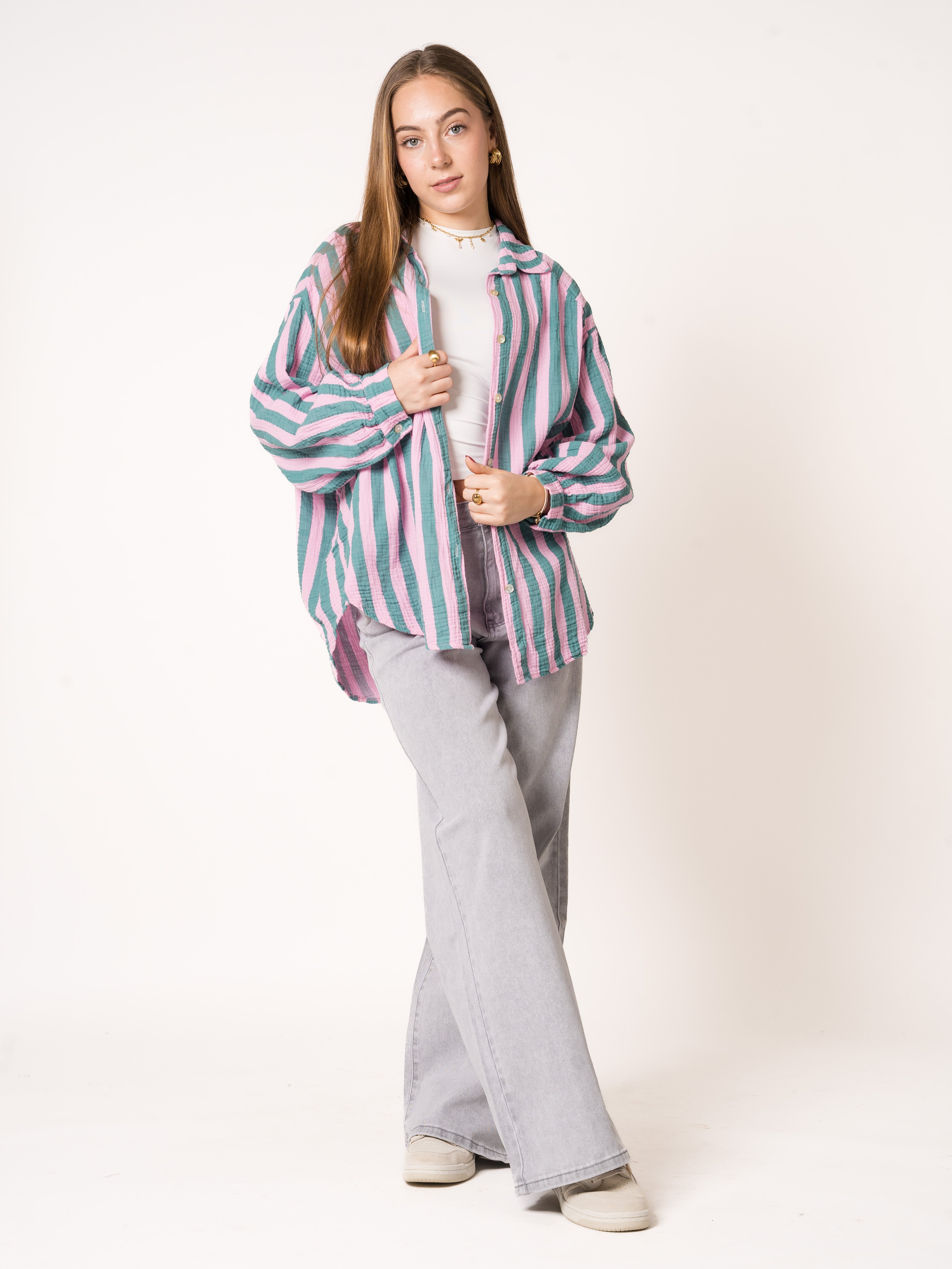 Liesl | Oversize Musselinbluse