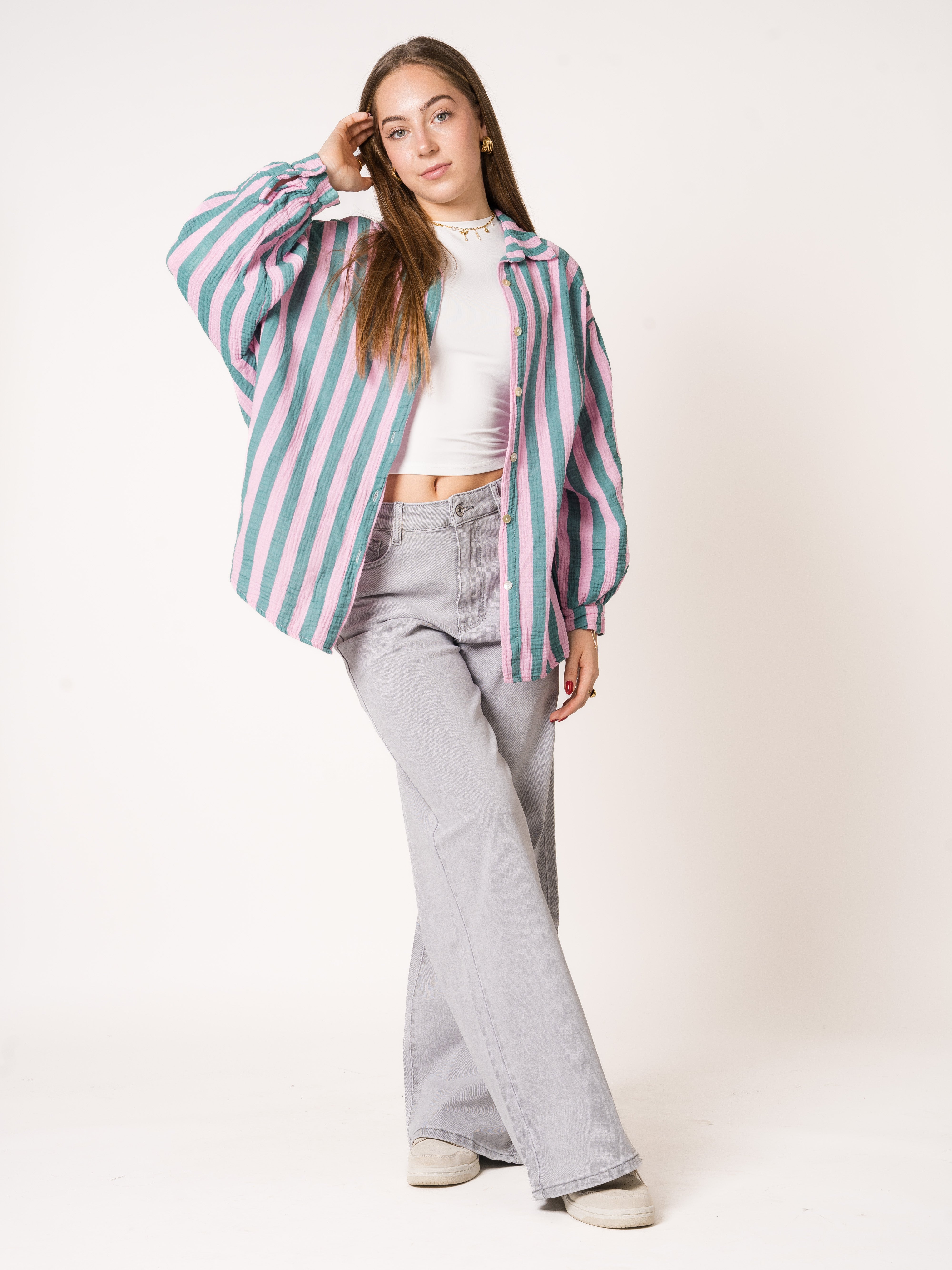 Liesl | Oversize Musselinbluse