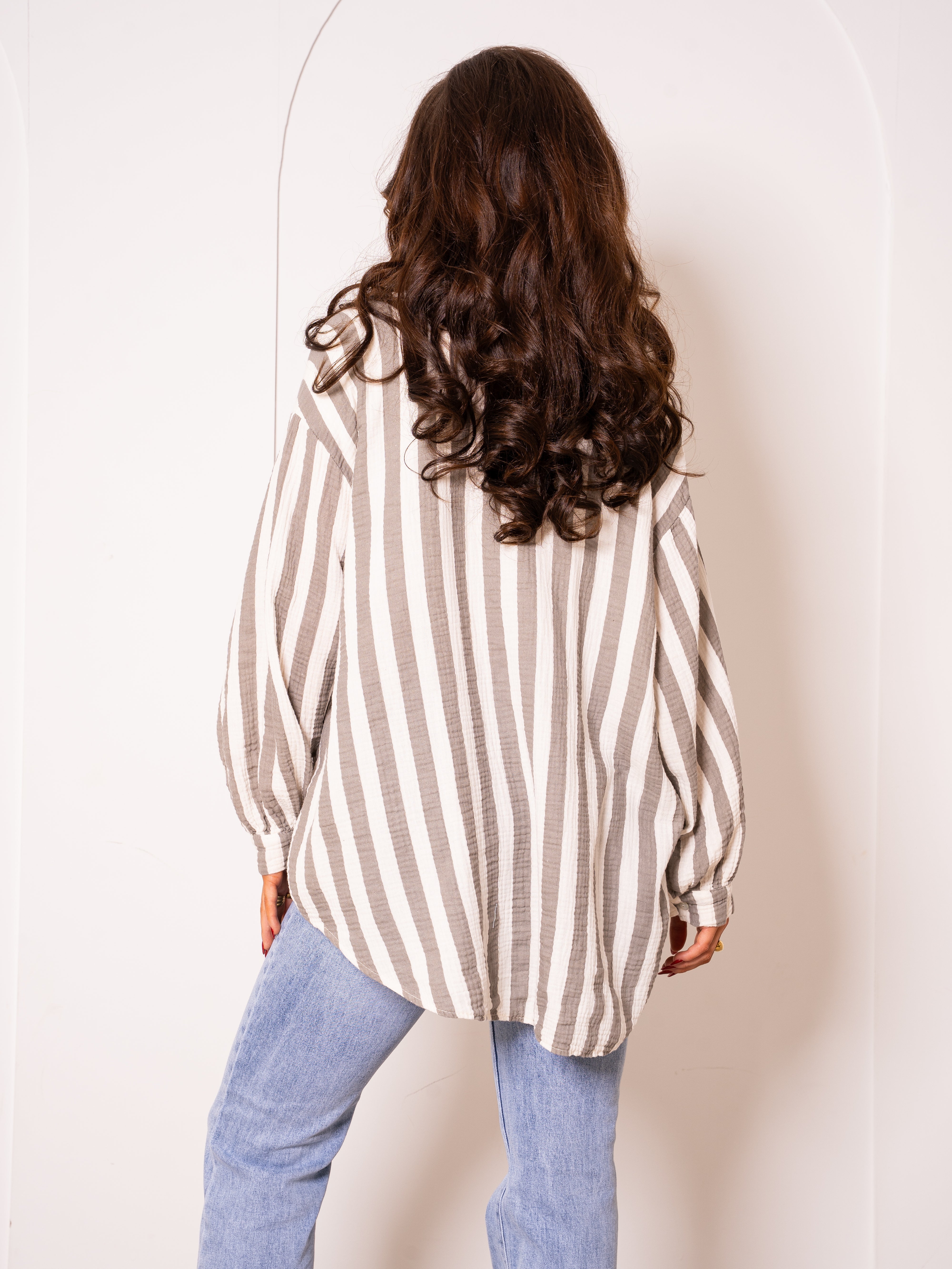 Liesl | Oversize Musselinbluse