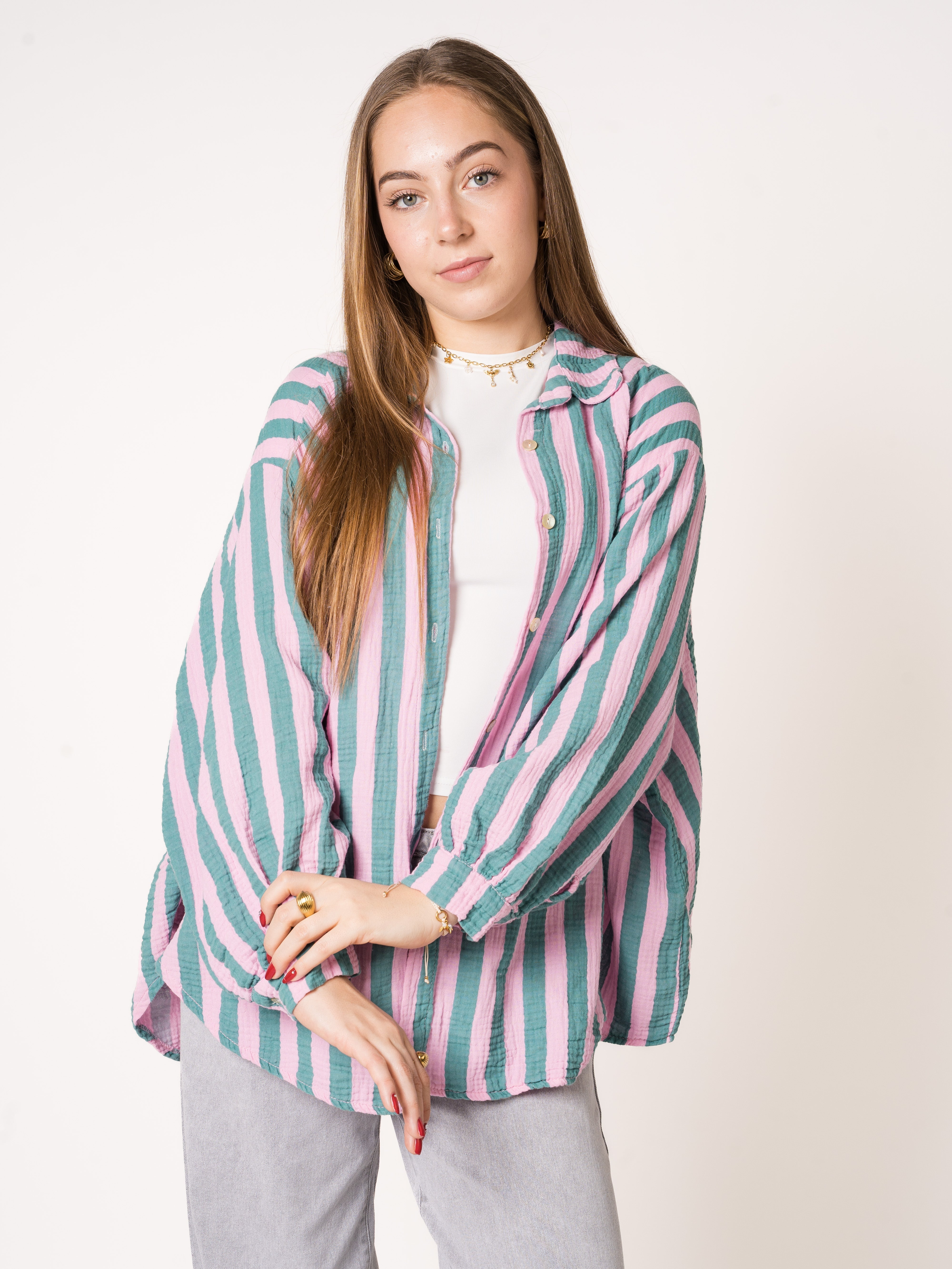 Liesl | Oversize Musselinbluse