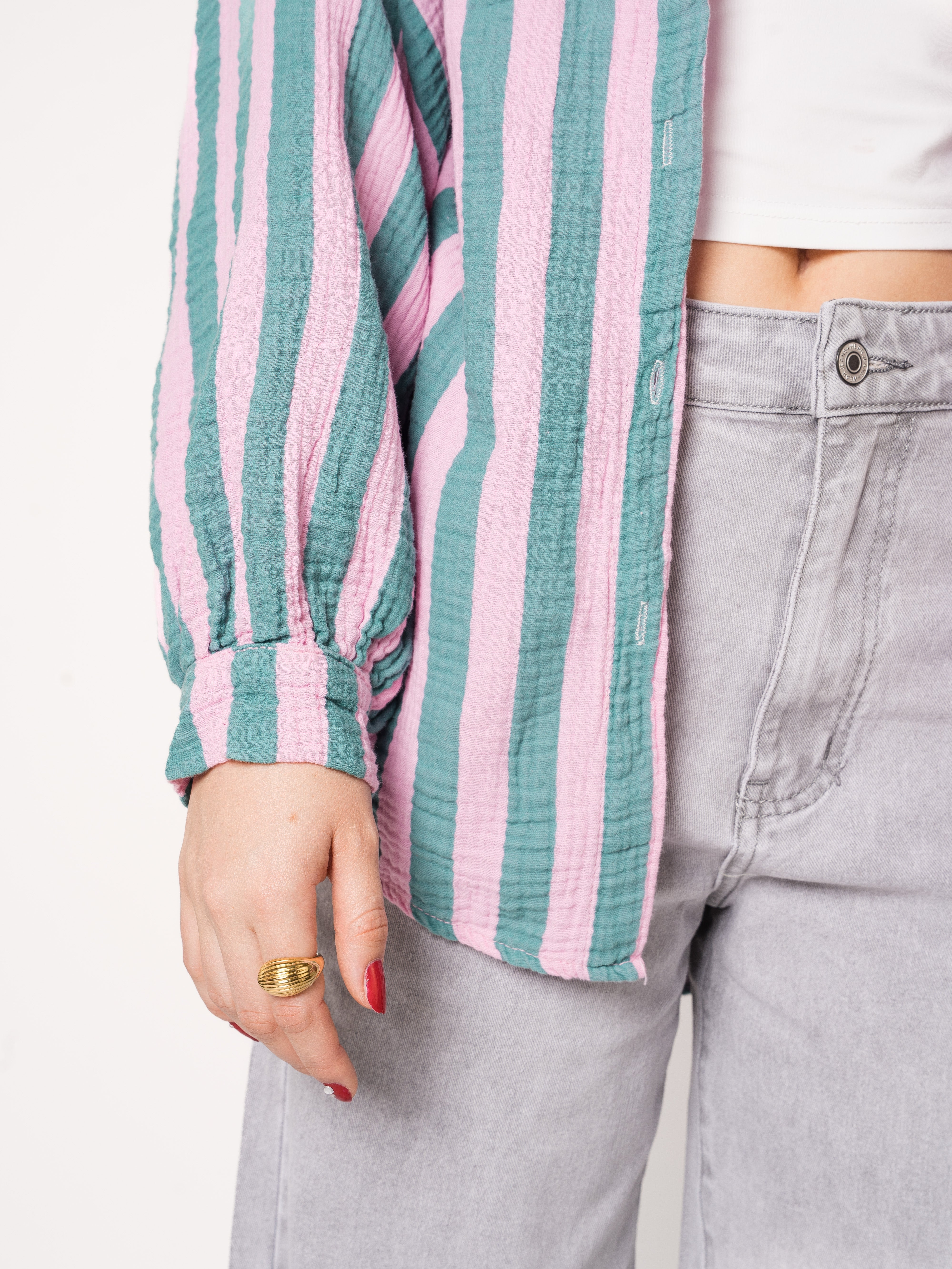 Liesl | Oversize Musselinbluse