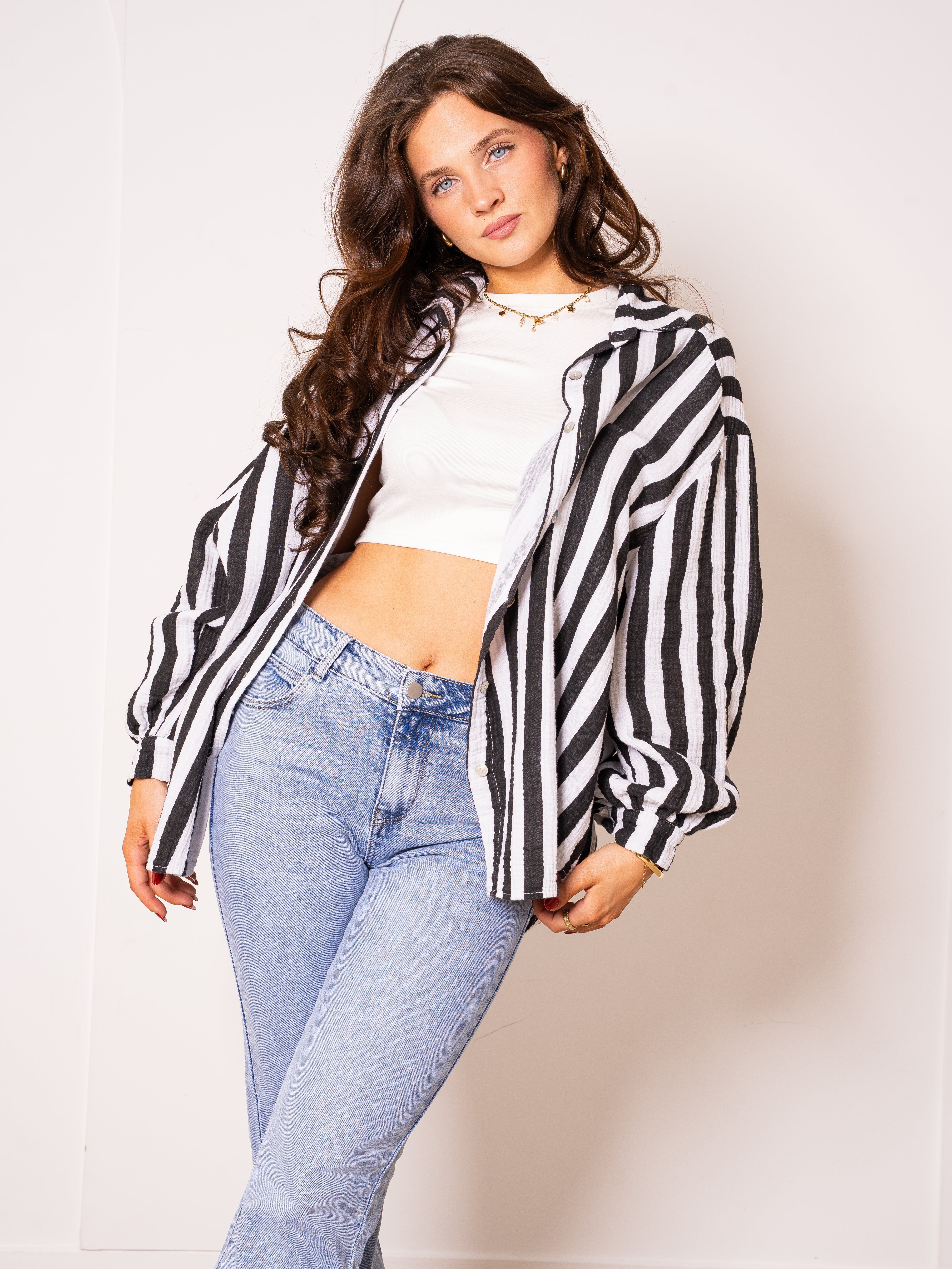 Liesl | Oversize Musselinbluse