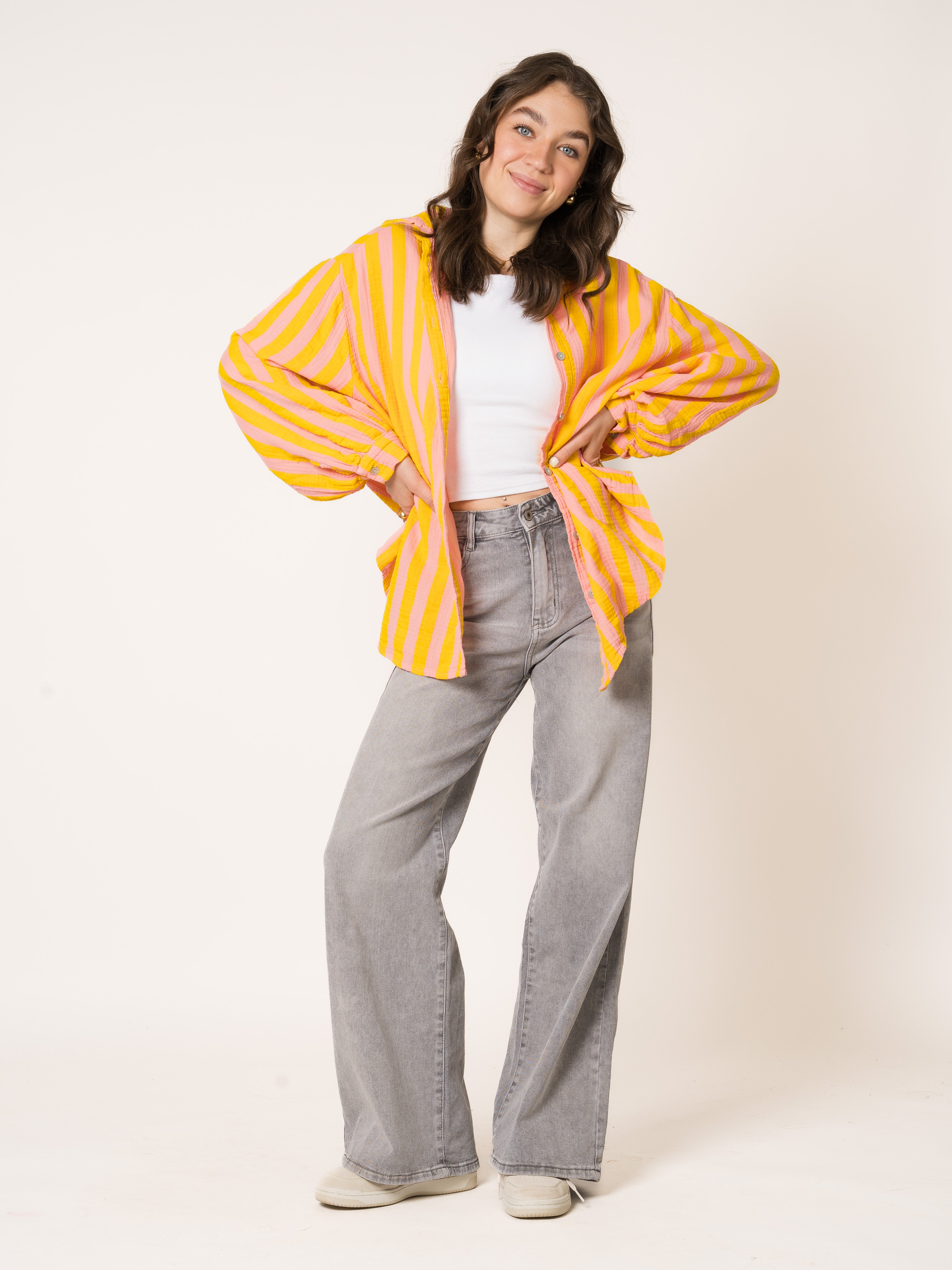 Liesl | Oversize Musselinbluse