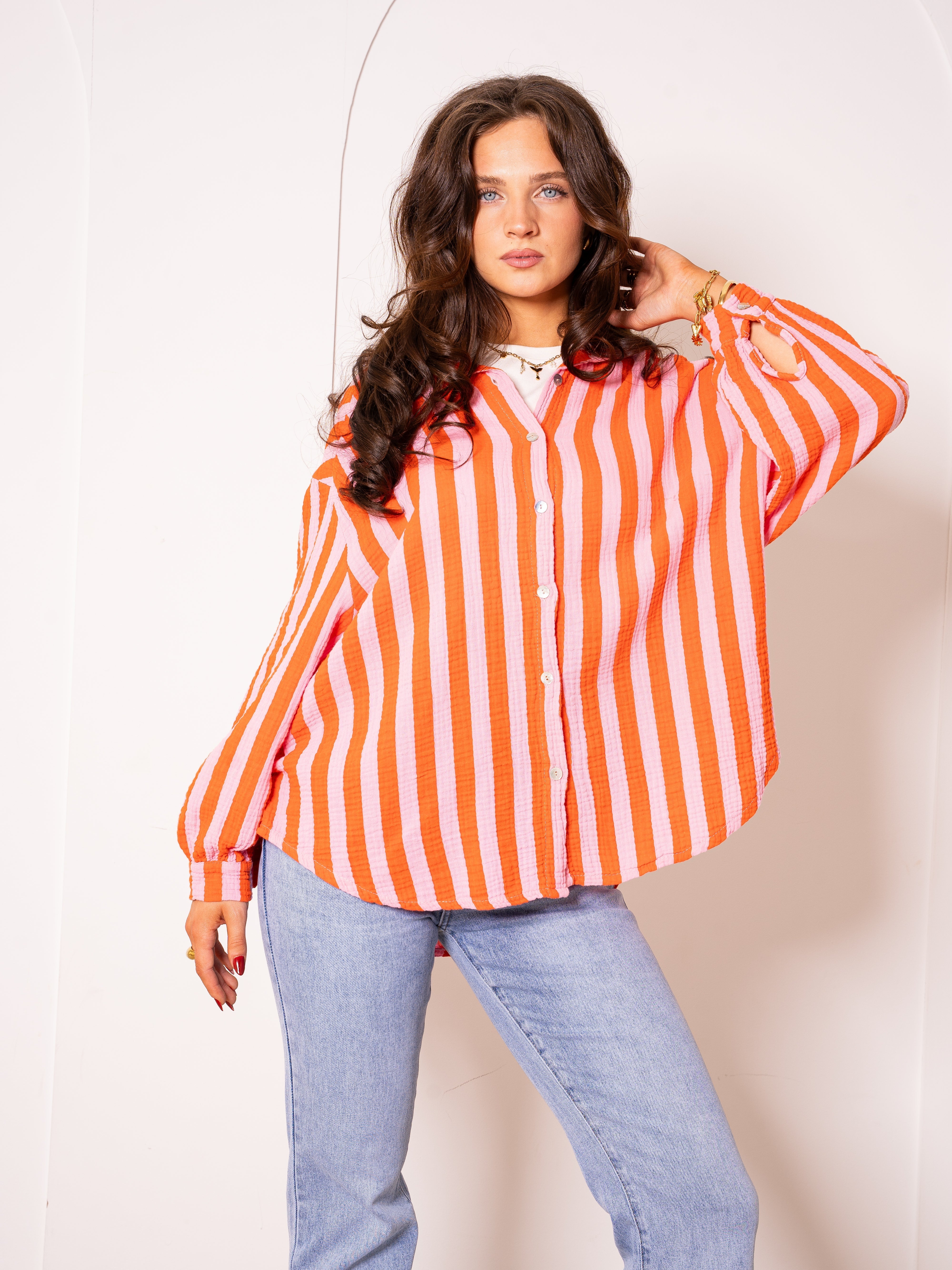 Liesl | Oversize Musselinbluse