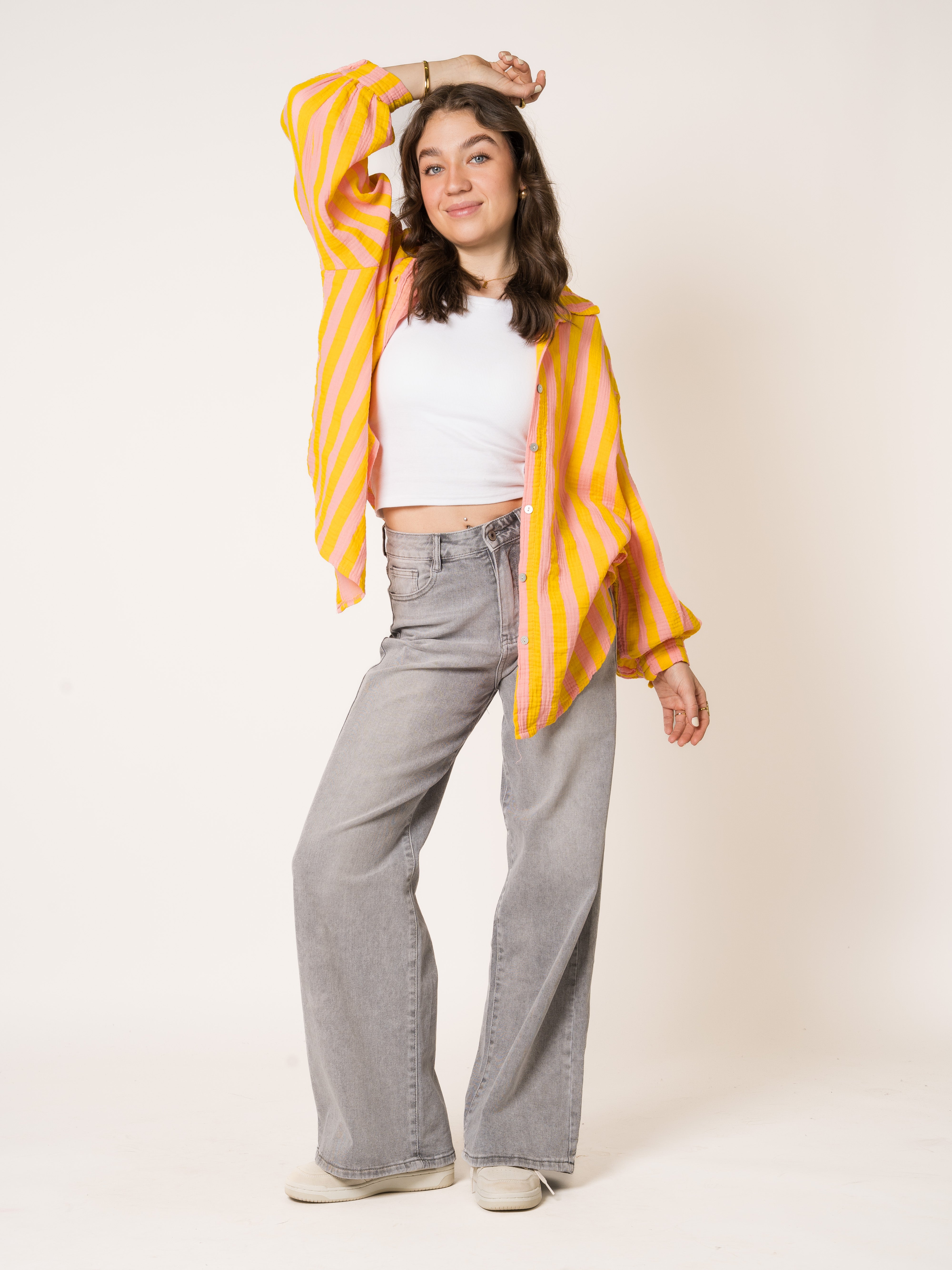 Liesl | Oversize Musselinbluse