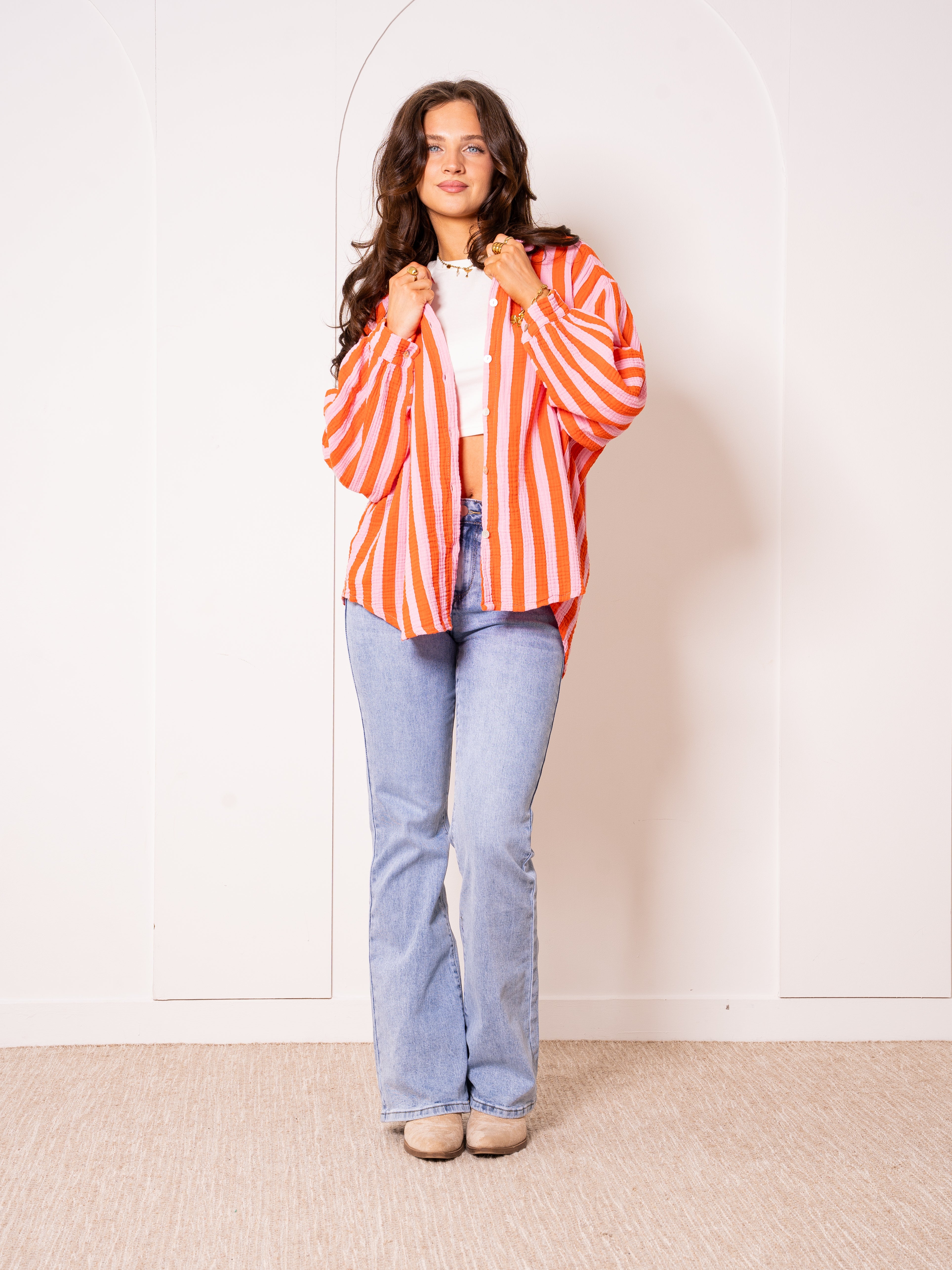Liesl | Oversize Musselinbluse