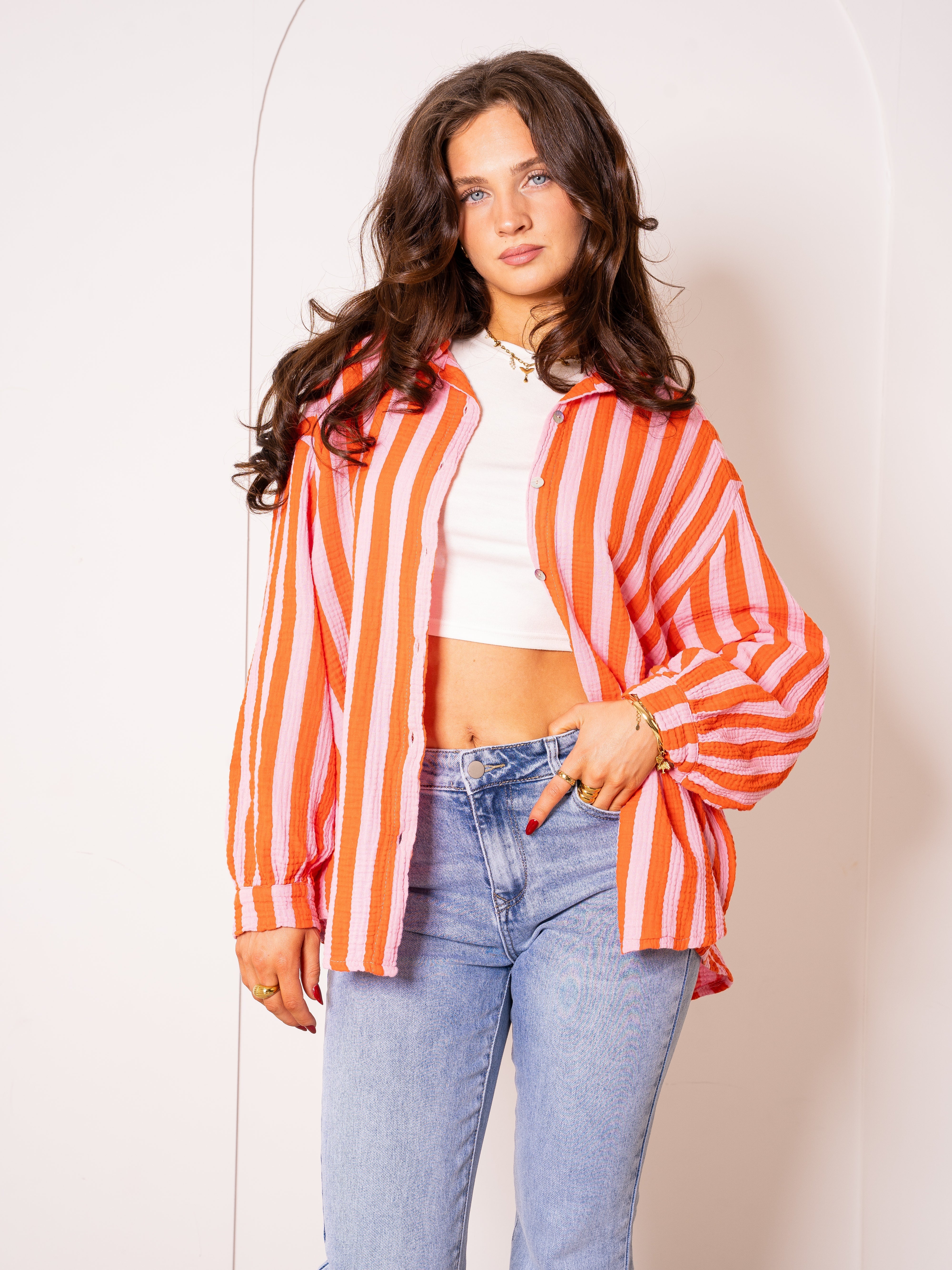 Liesl | Oversize Musselinbluse