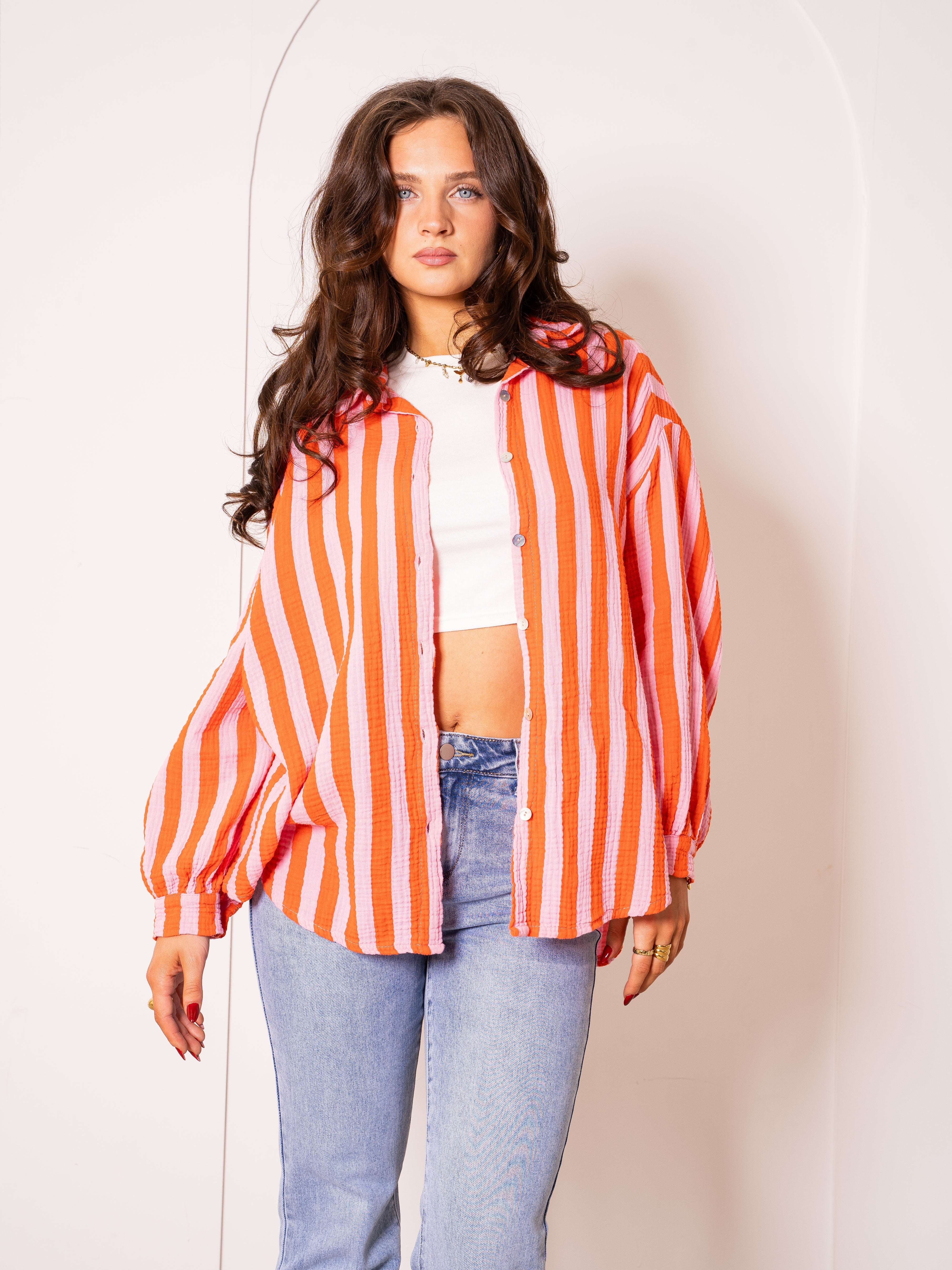 Liesl | Oversize Musselinbluse