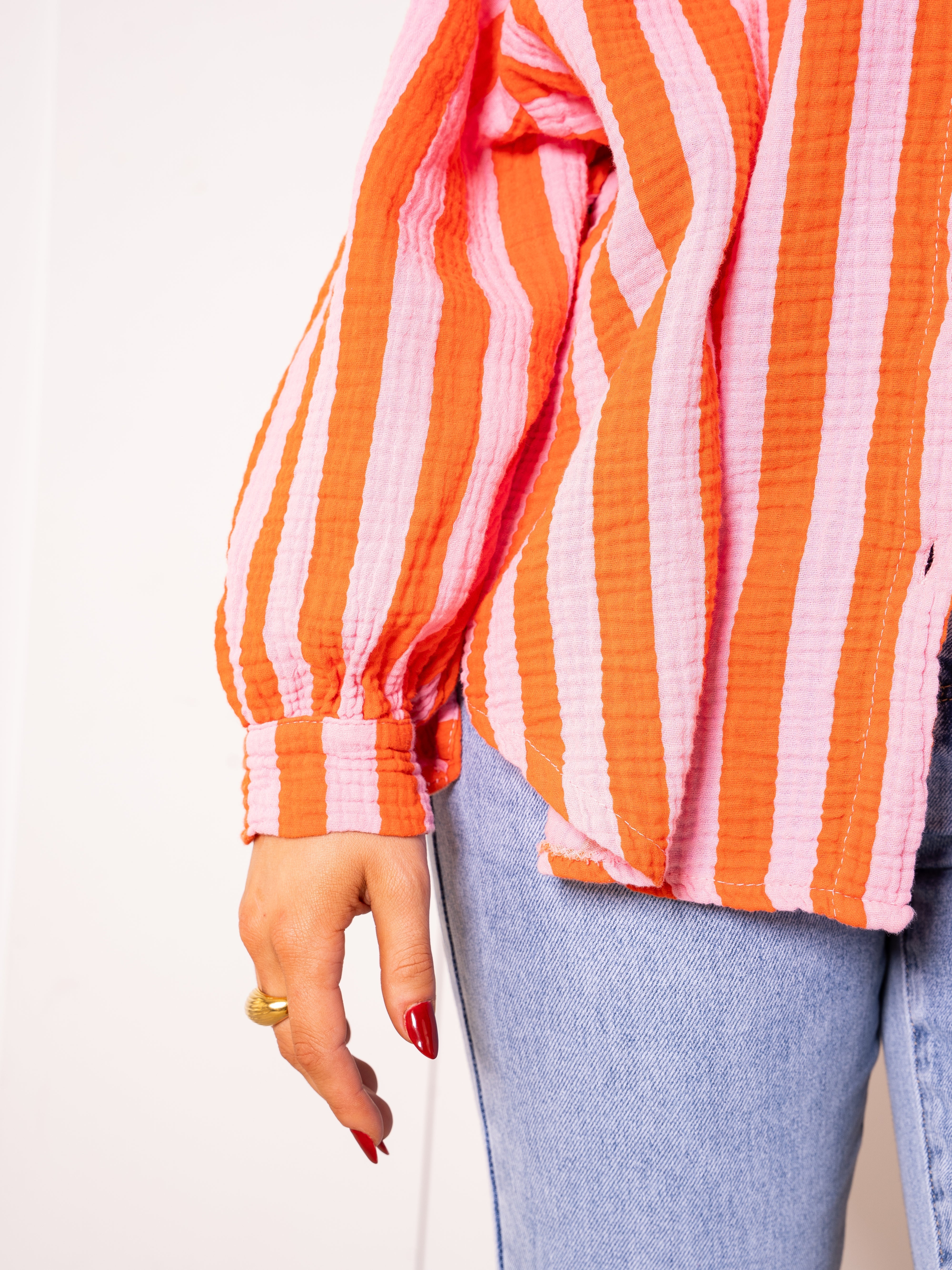Liesl | Oversize Musselinbluse