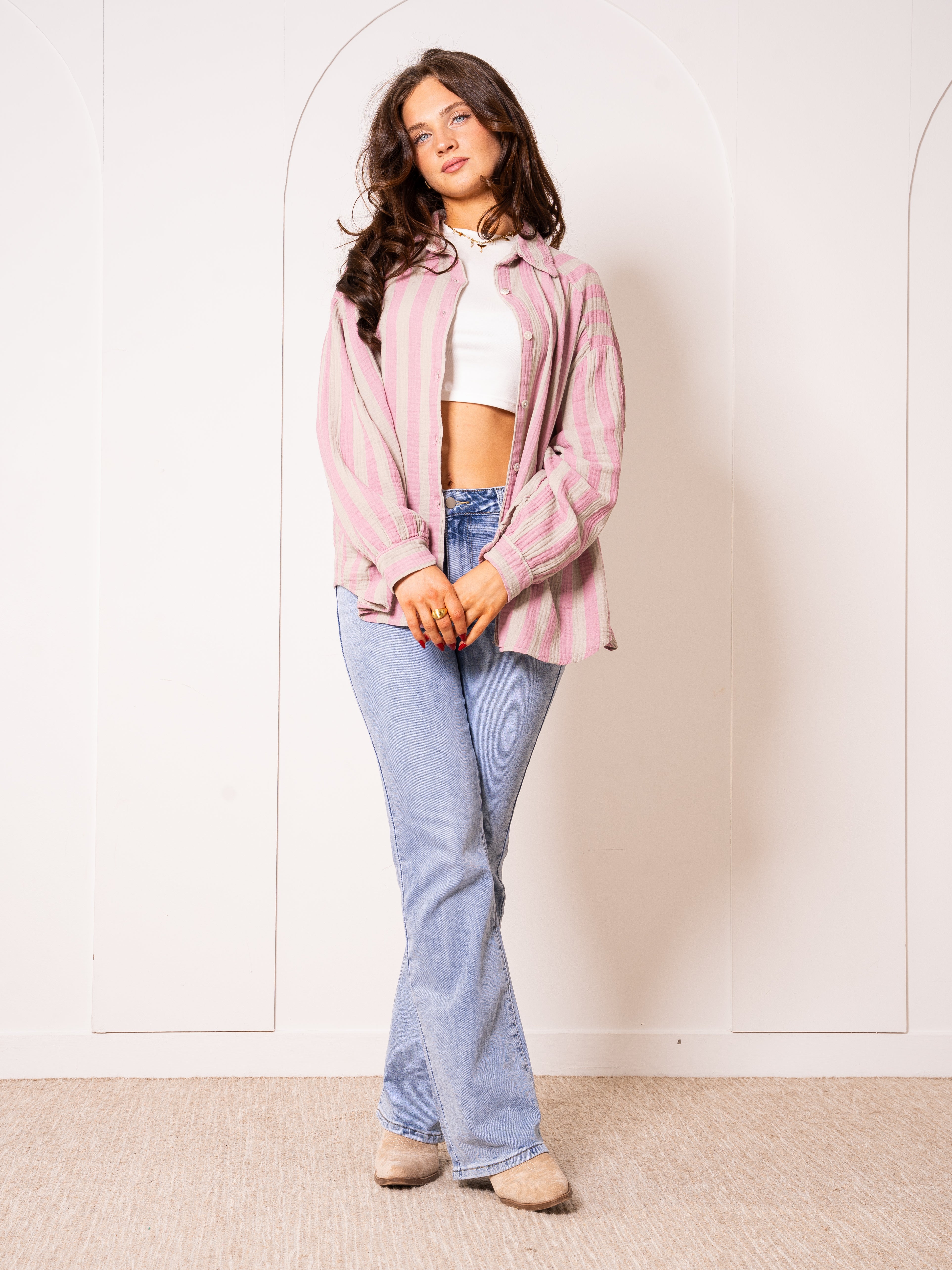 Liesl | Oversize Musselinbluse