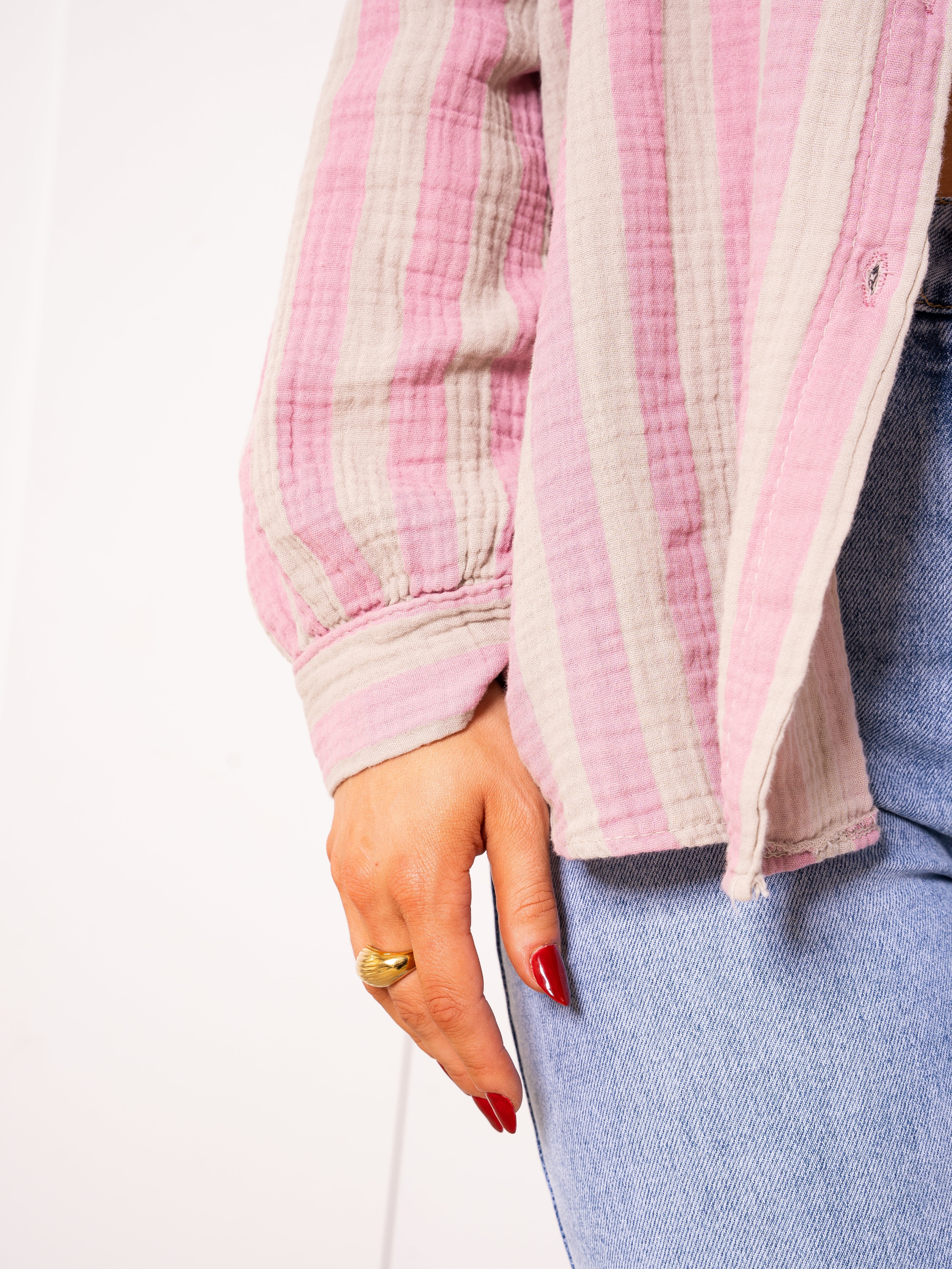 Liesl | Oversize Musselinbluse
