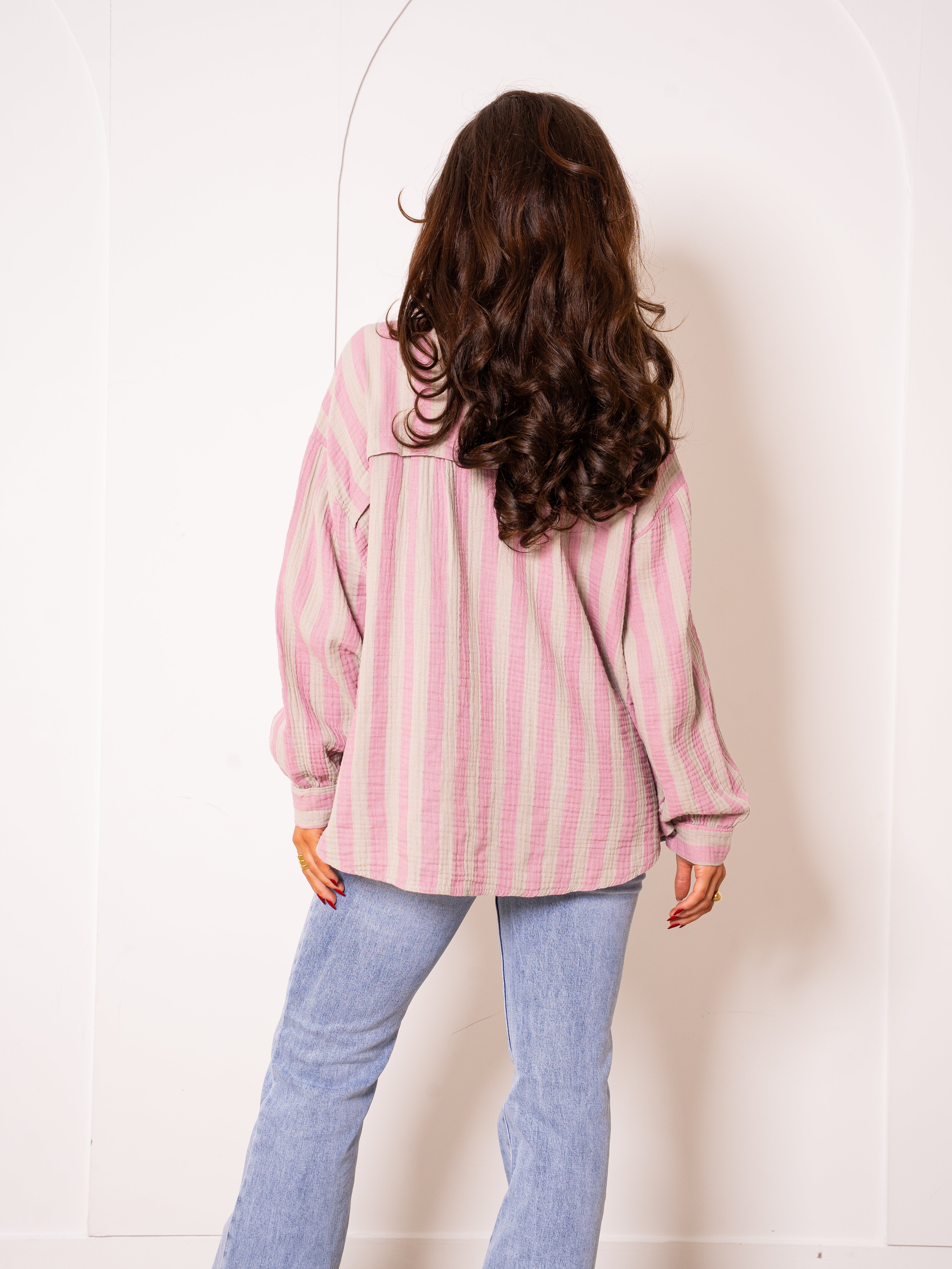 Liesl | Oversize Musselinbluse