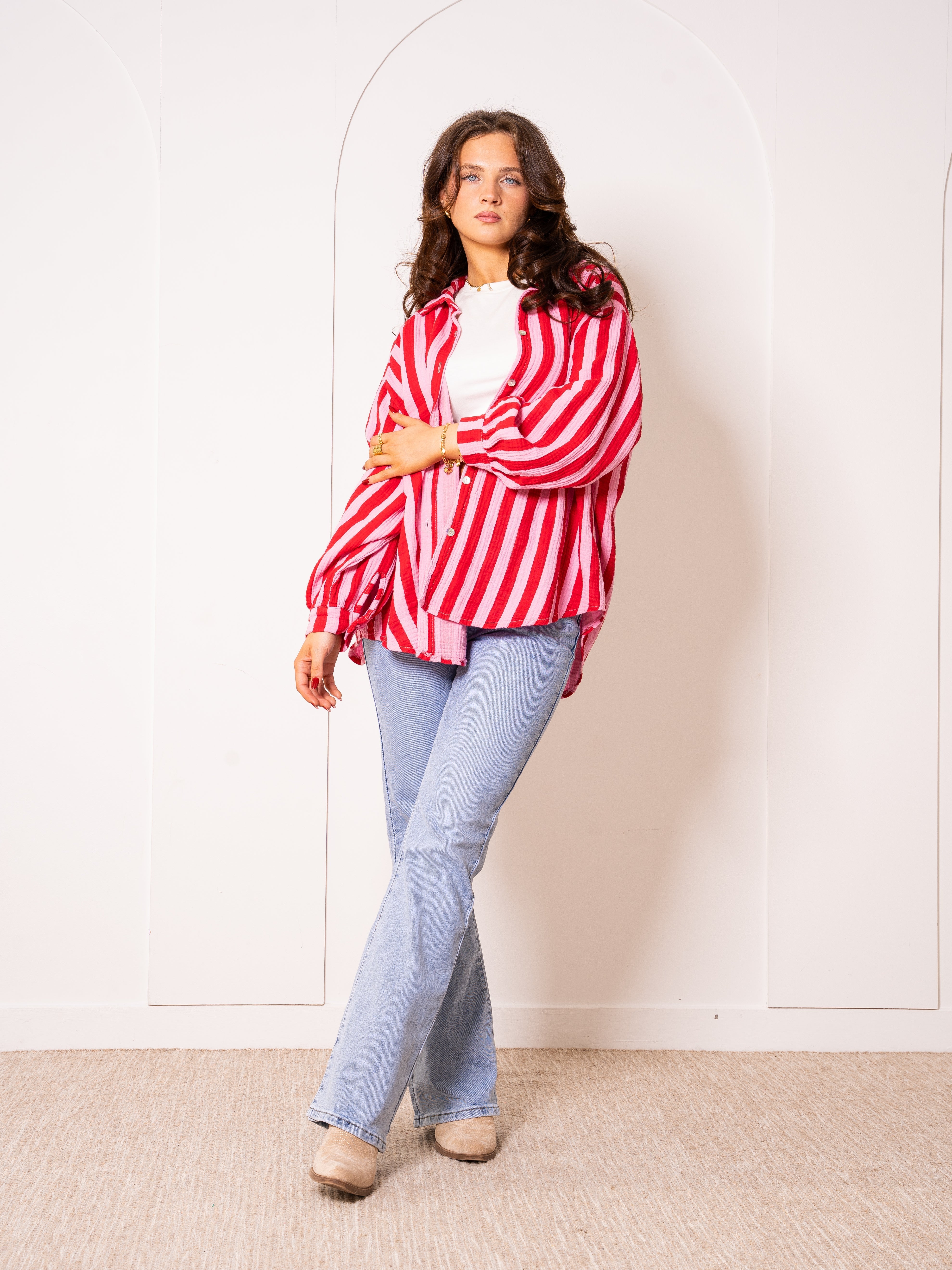 Liesl | Oversize Musselinbluse