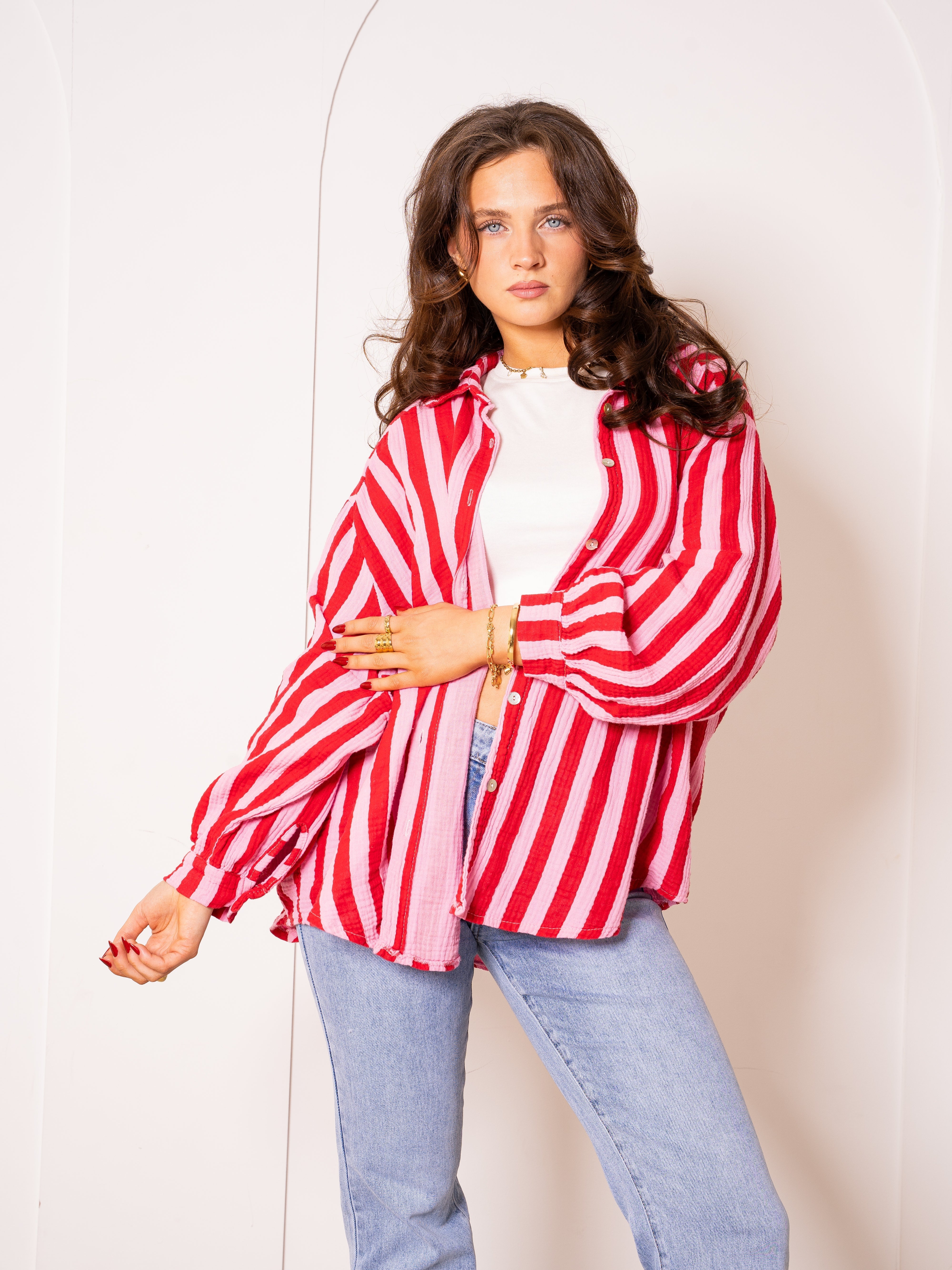 Liesl | Oversize Musselinbluse