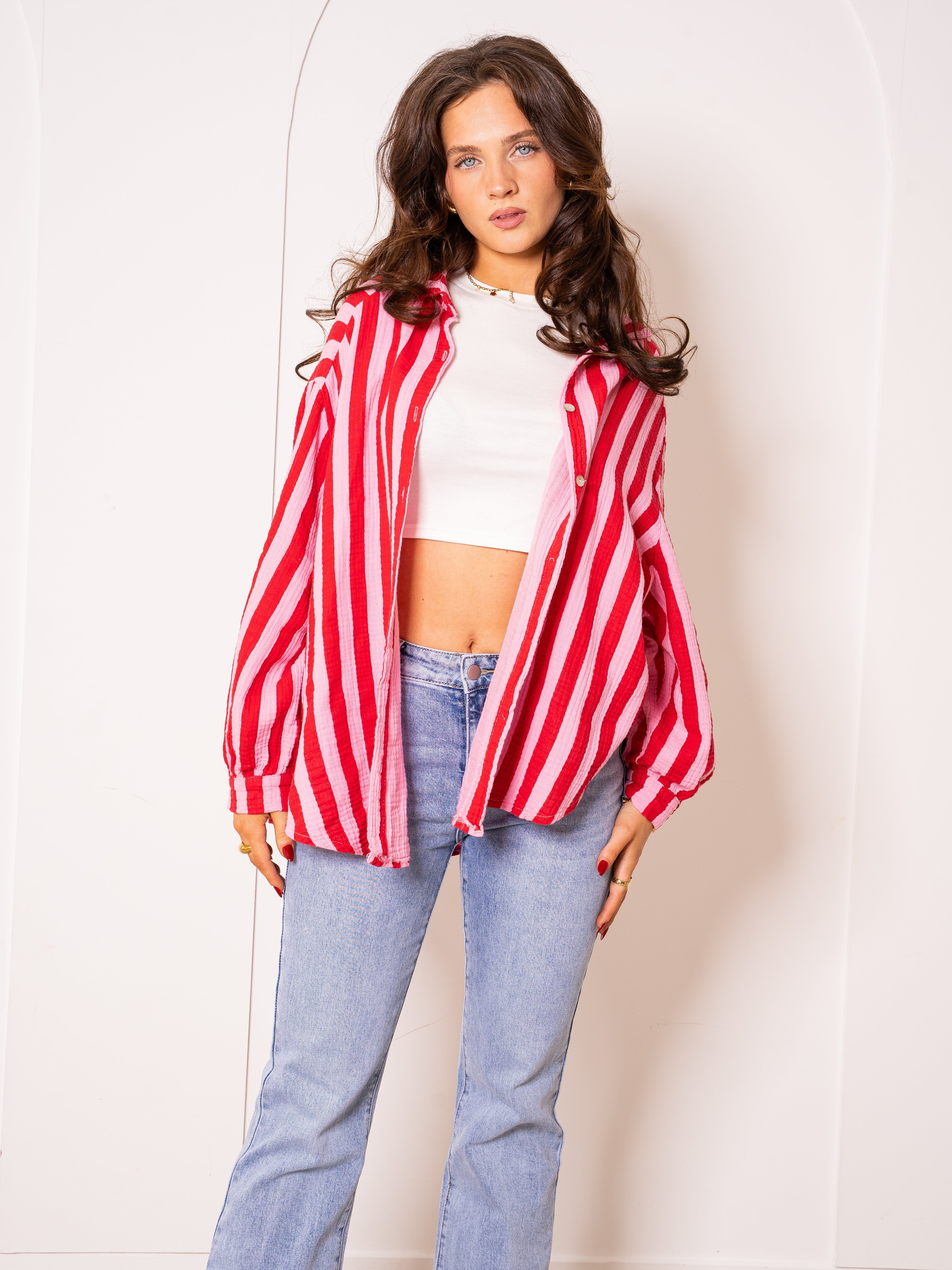 Liesl | Oversize Musselinbluse