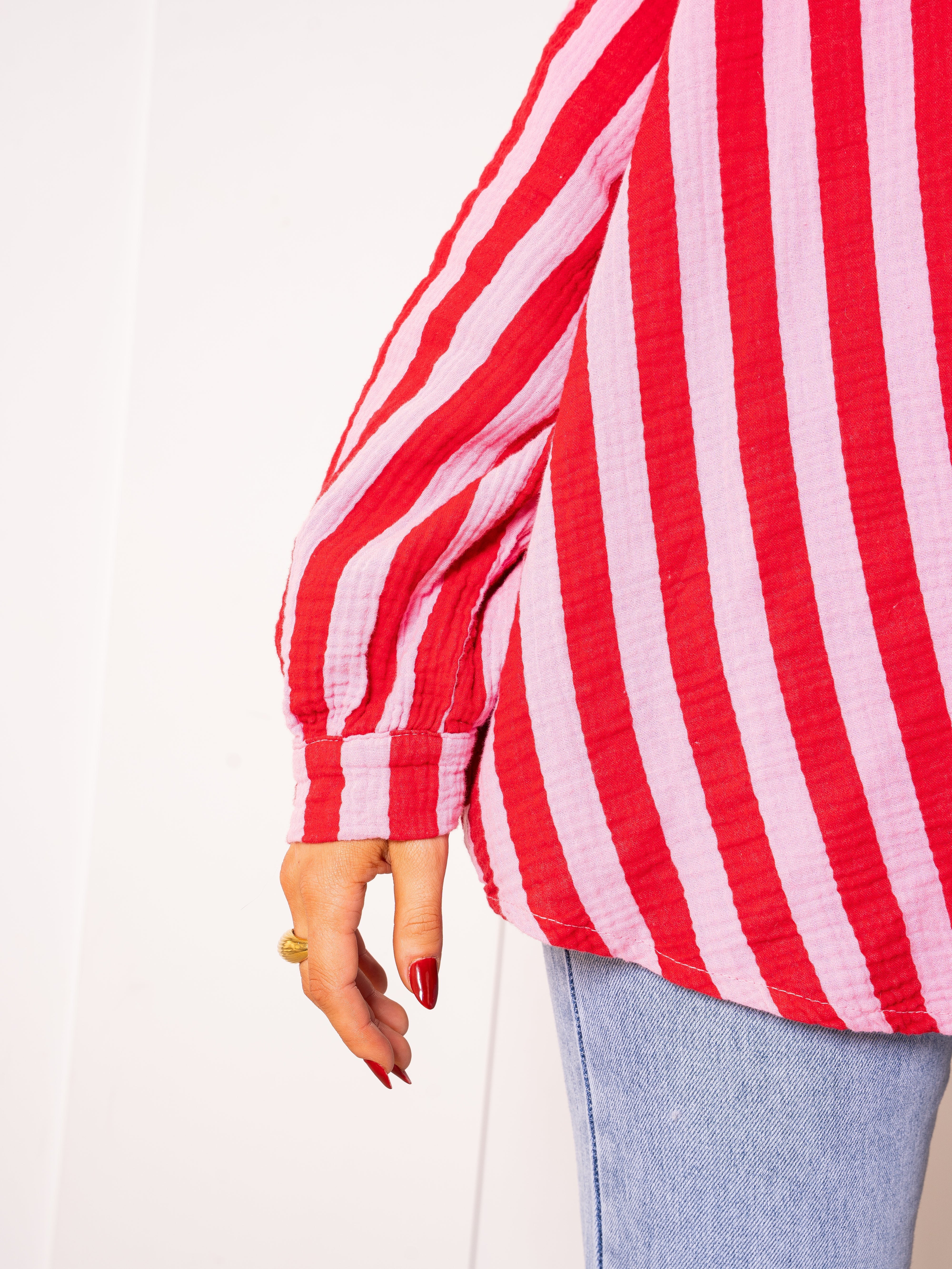 Liesl | Oversize Musselinbluse