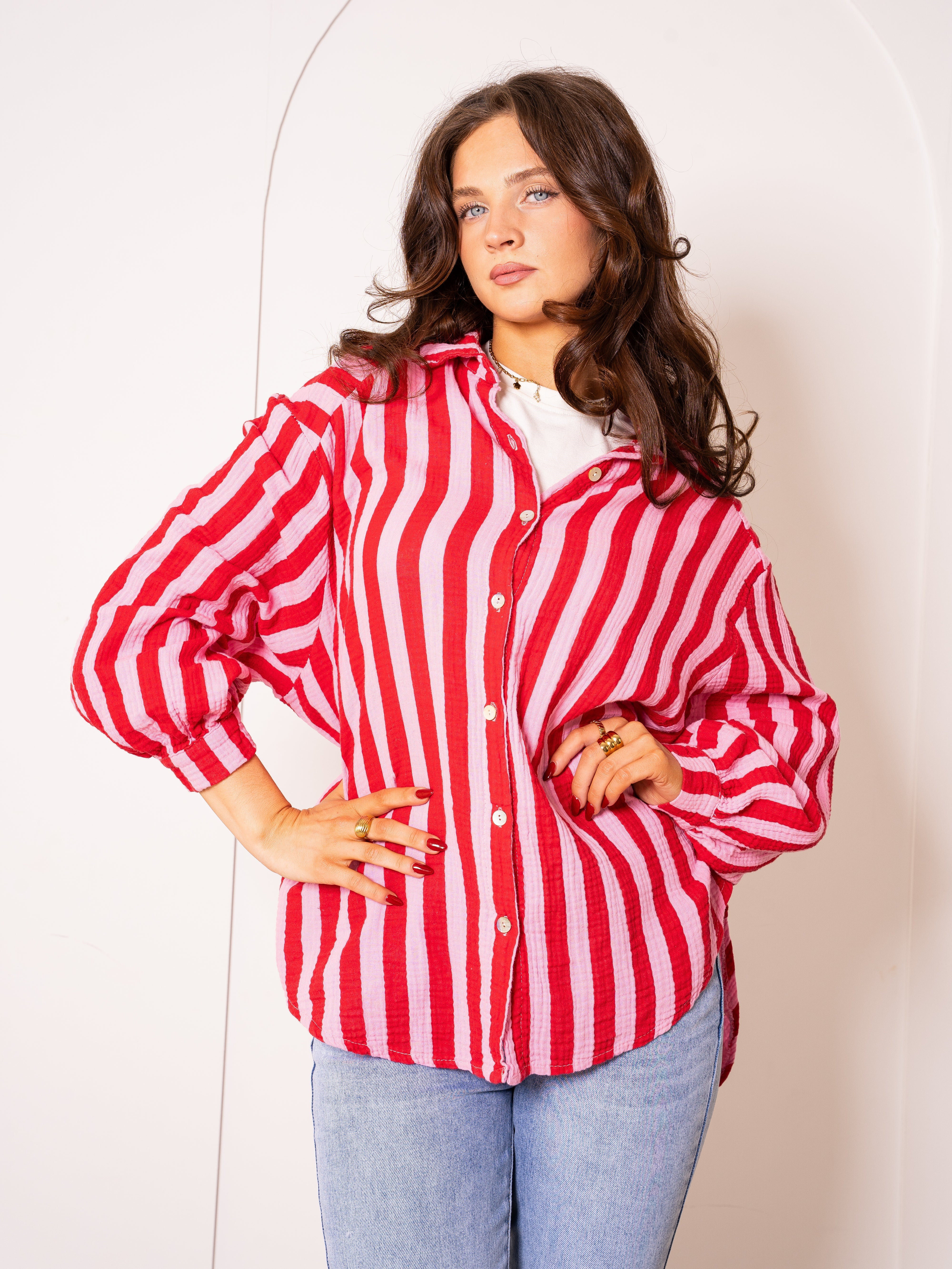 Liesl | Oversize Musselinbluse