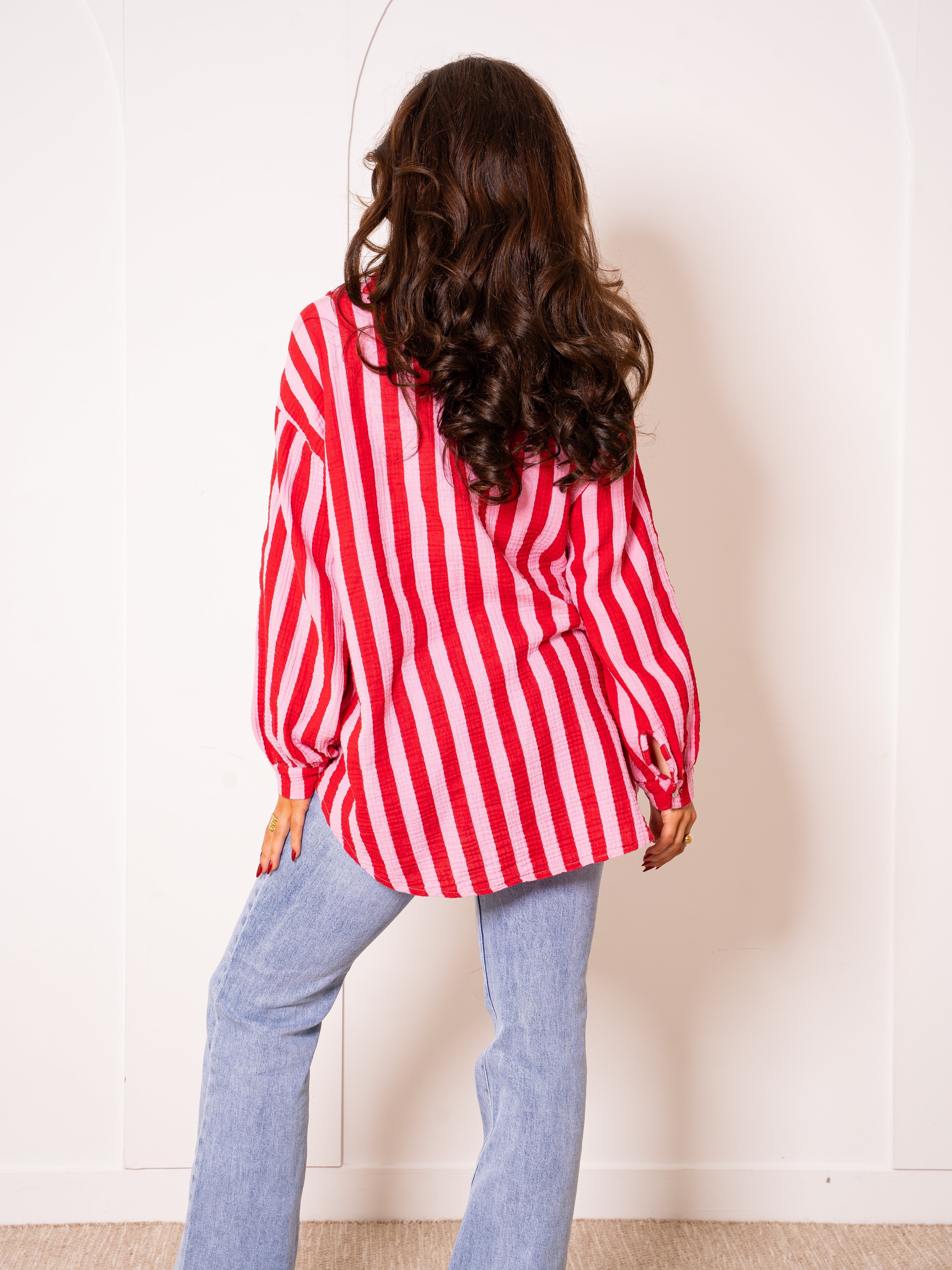 Liesl | Oversize Musselinbluse