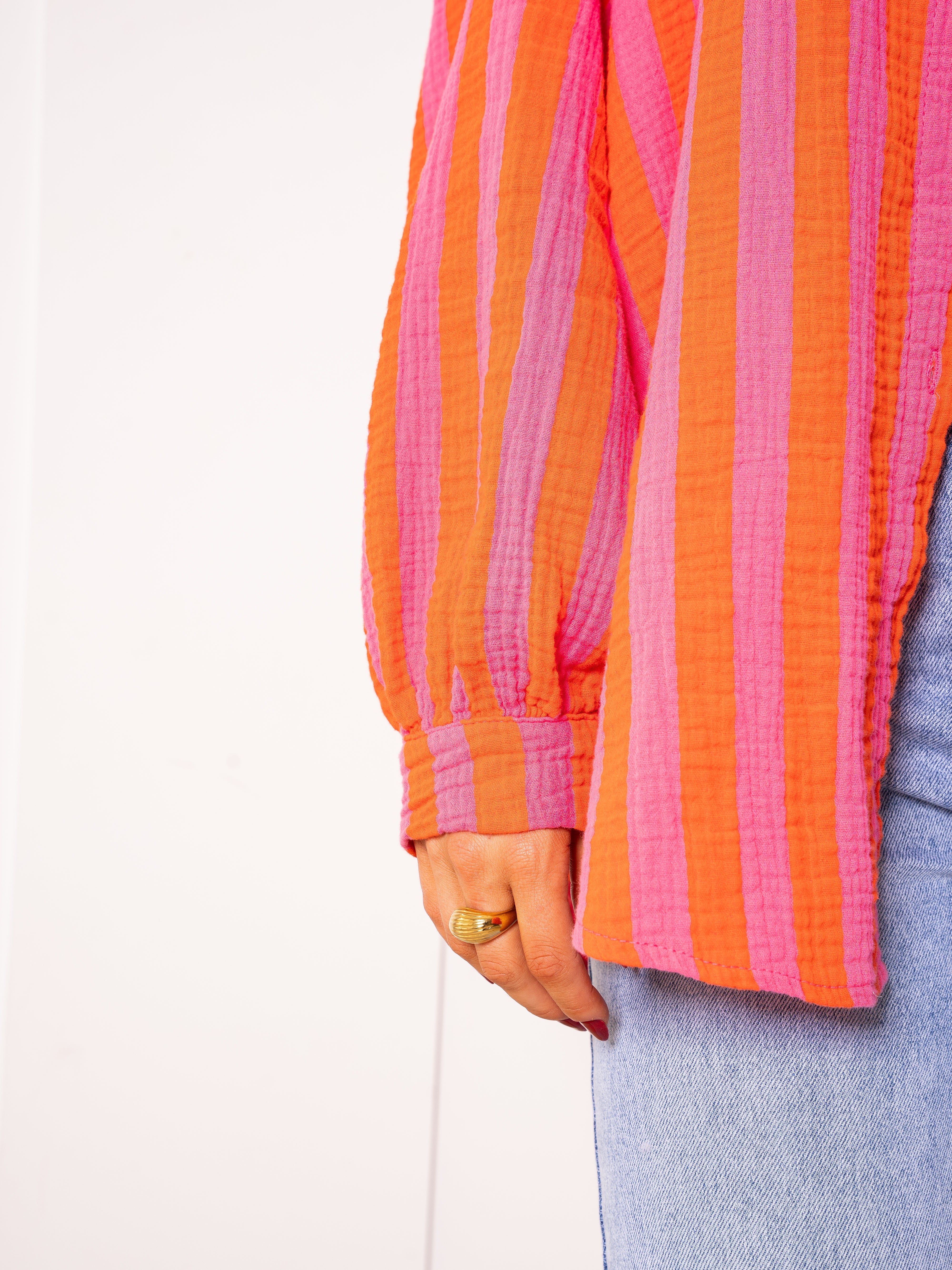 Liesl | Oversize Musselinbluse