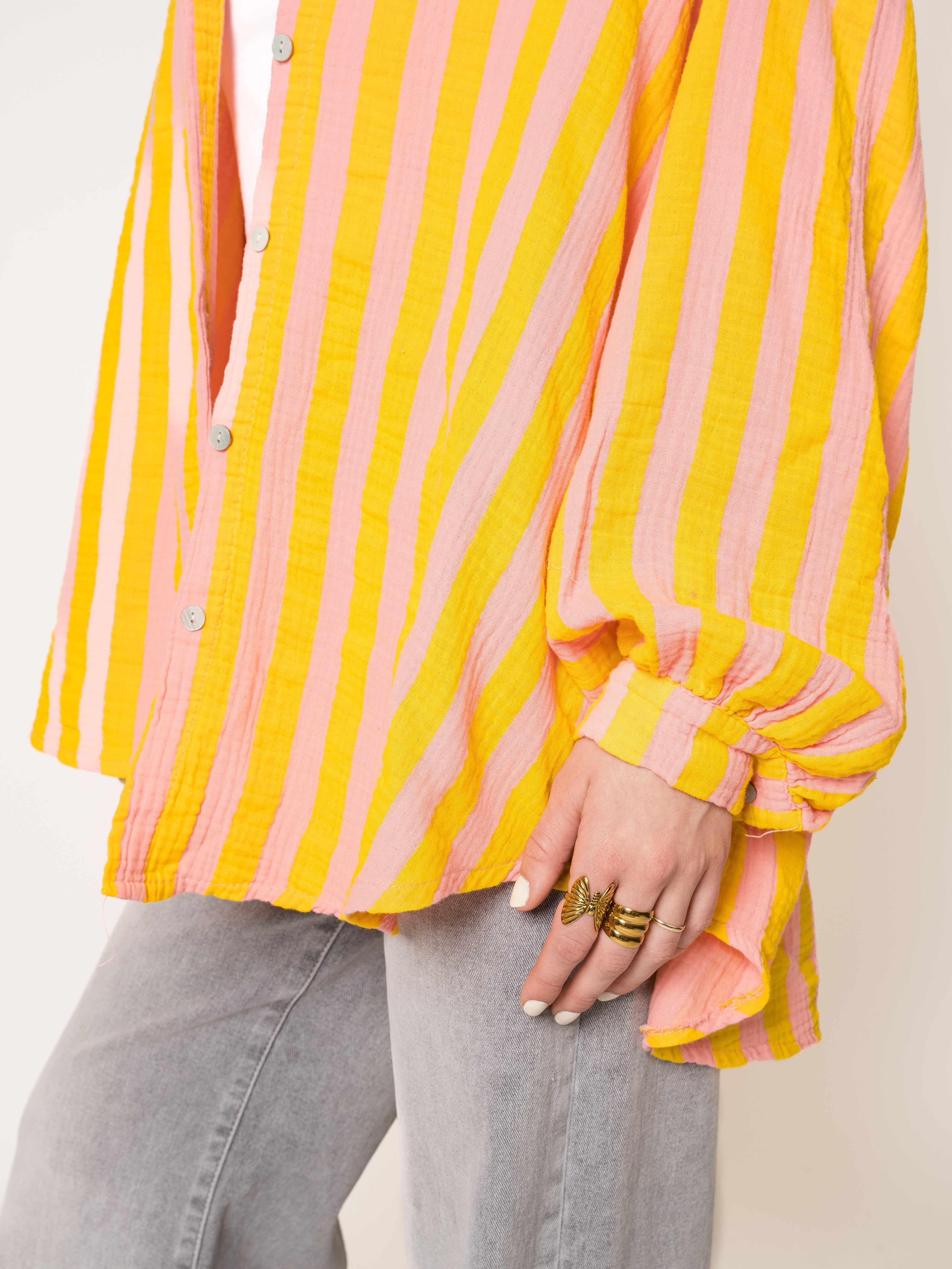 Liesl | Oversize Musselinbluse