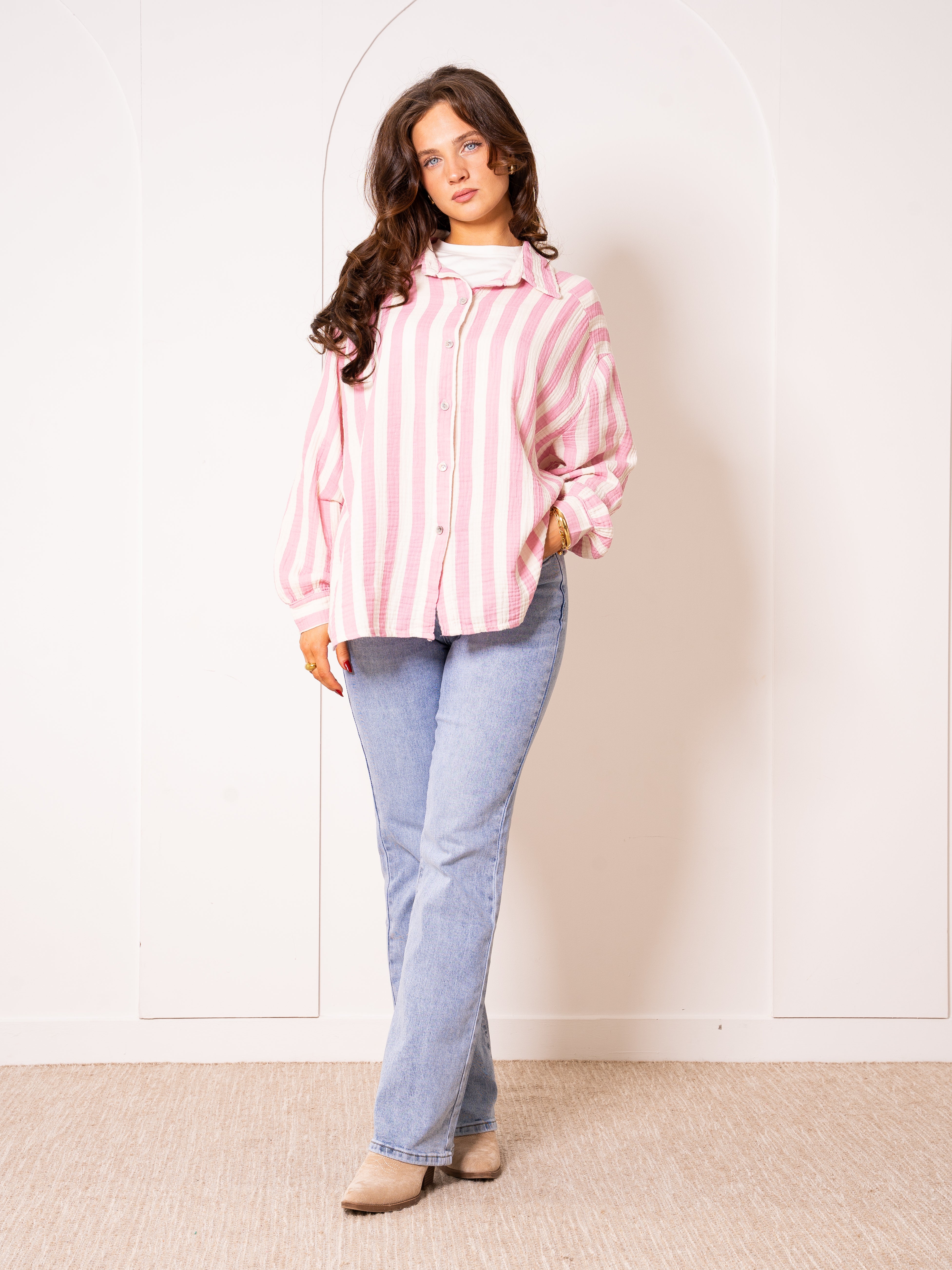 Liesl | Oversize Musselinbluse