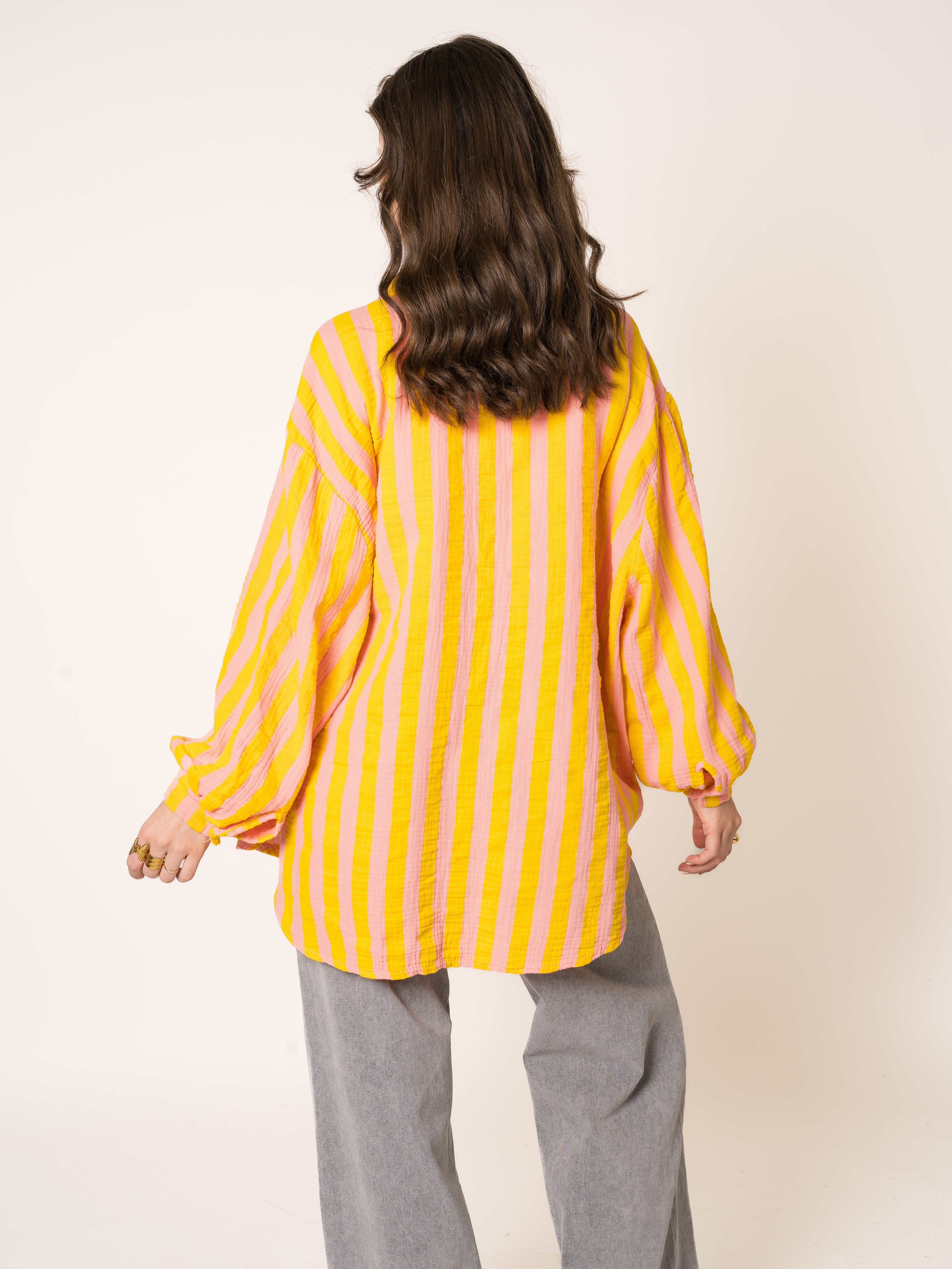 Liesl | Oversize Musselinbluse