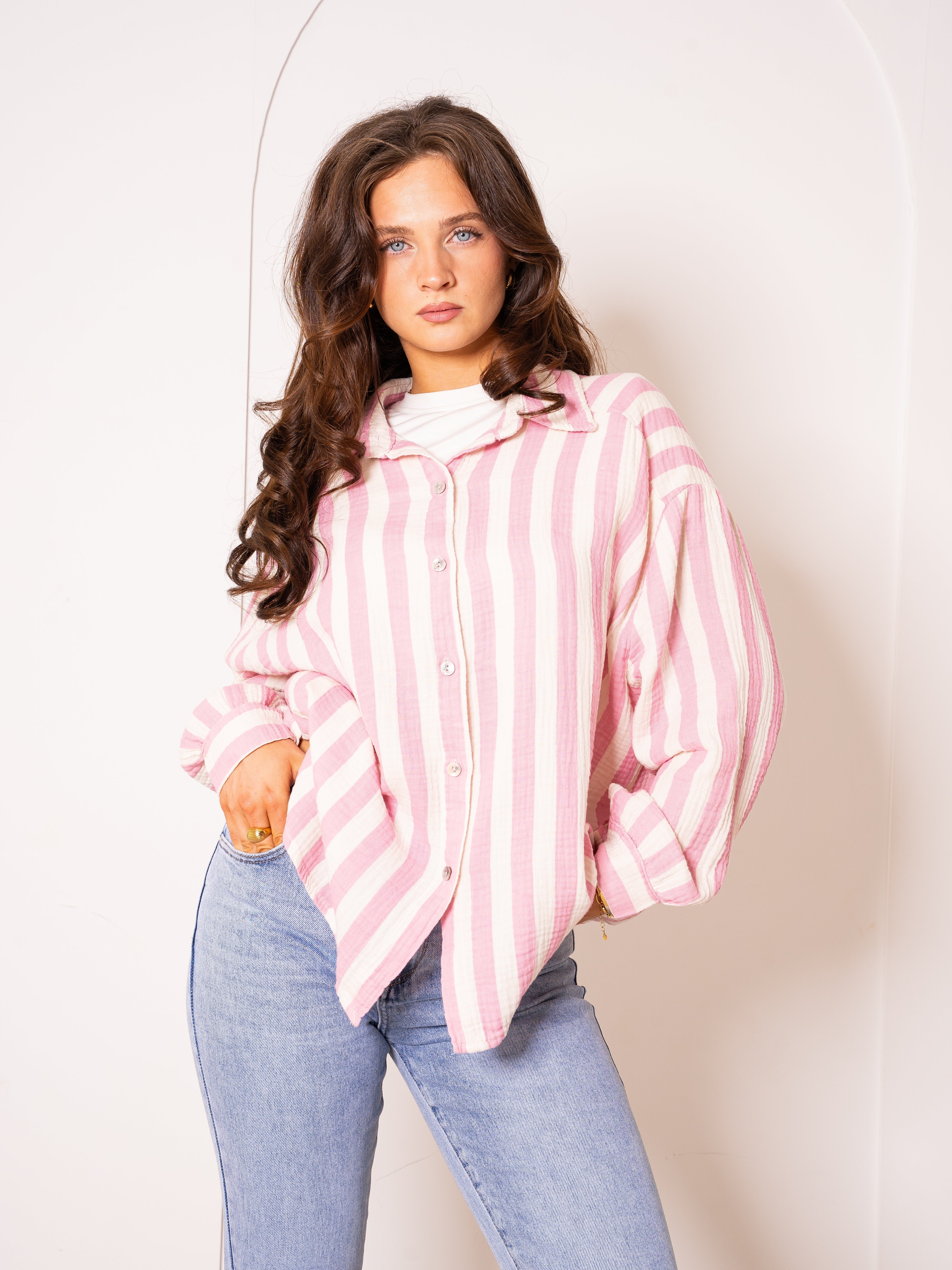 Liesl | Oversize Musselinbluse