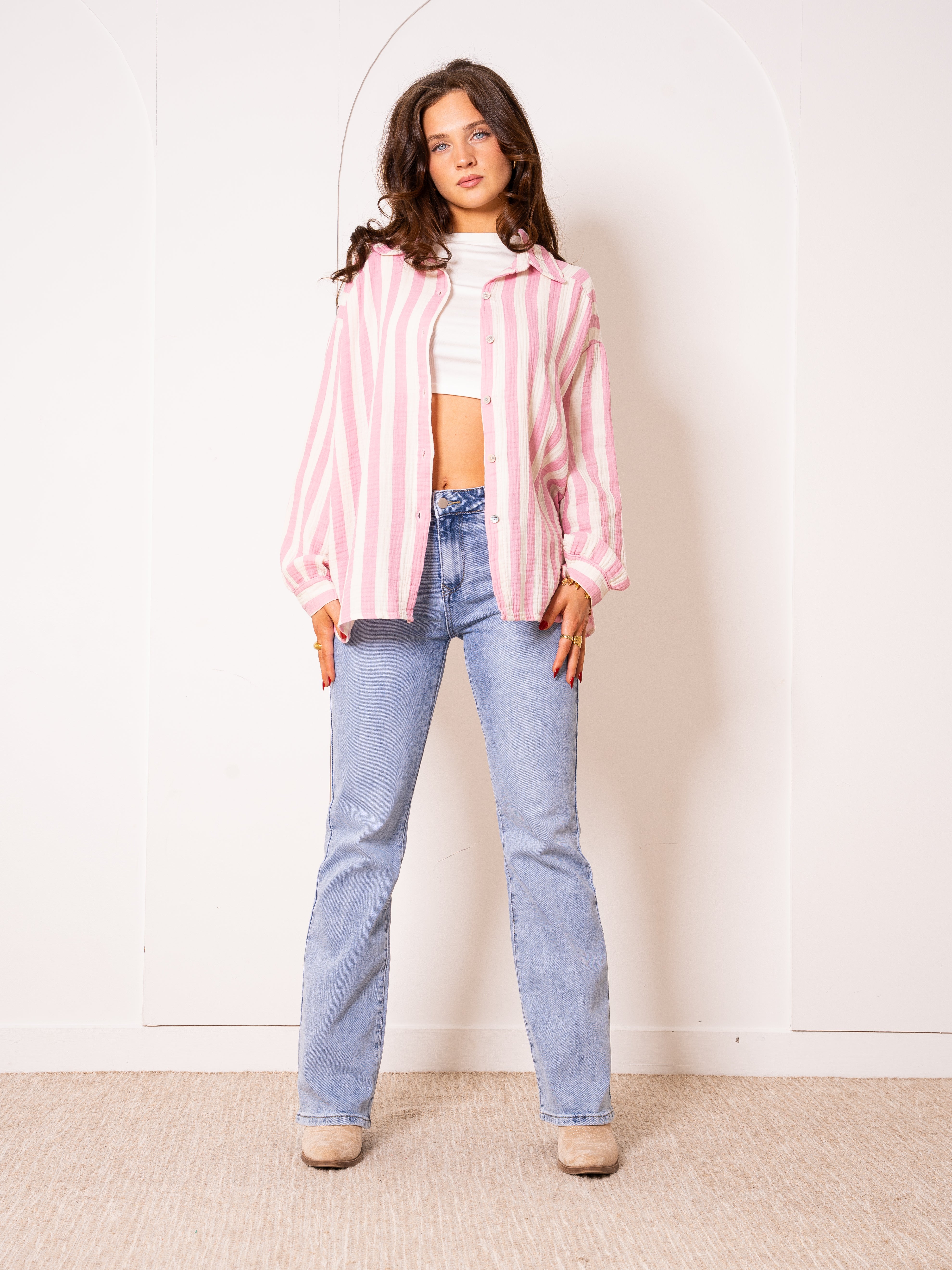 Liesl | Oversize Musselinbluse