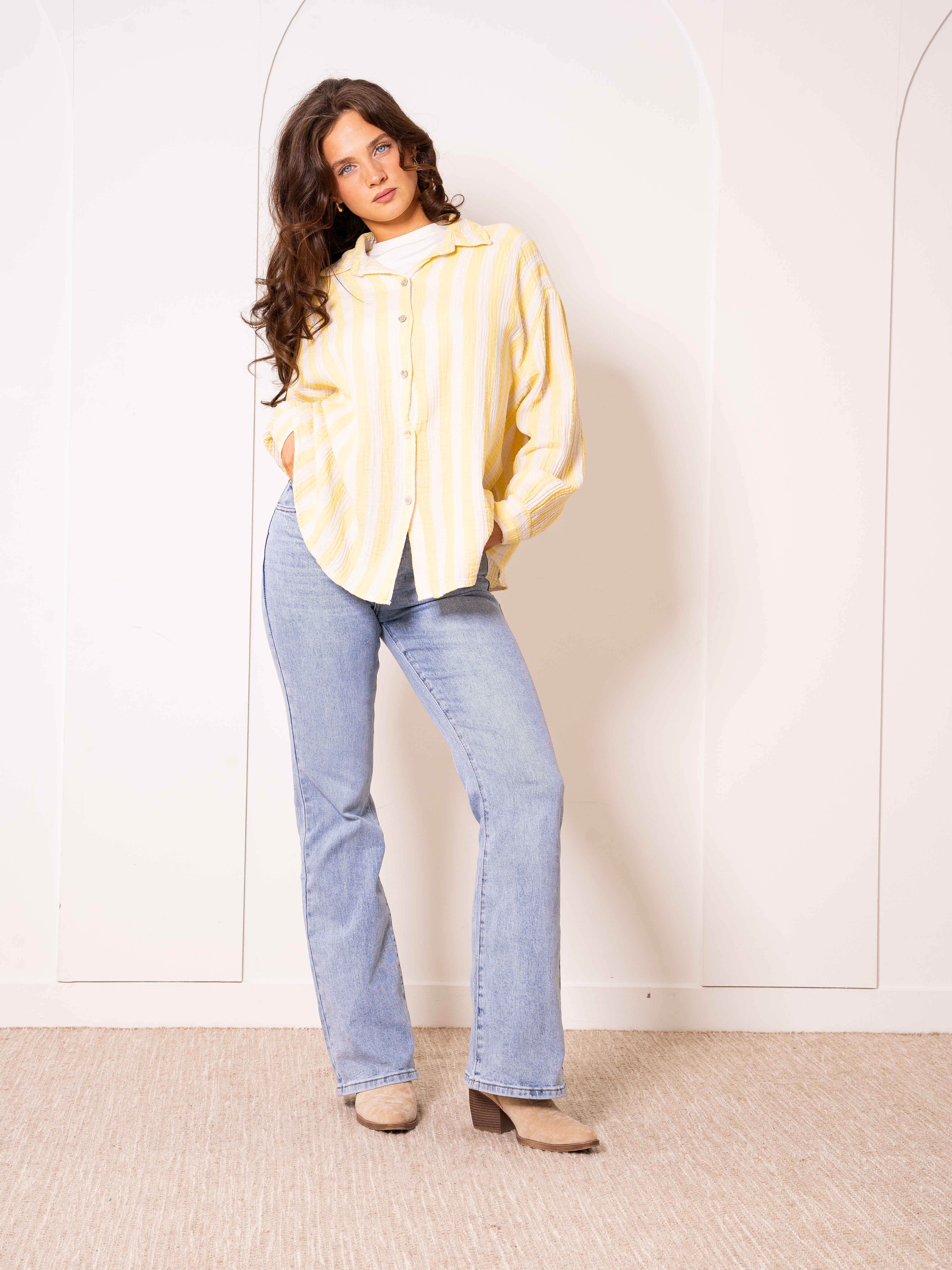 Liesl | Oversize Musselinbluse