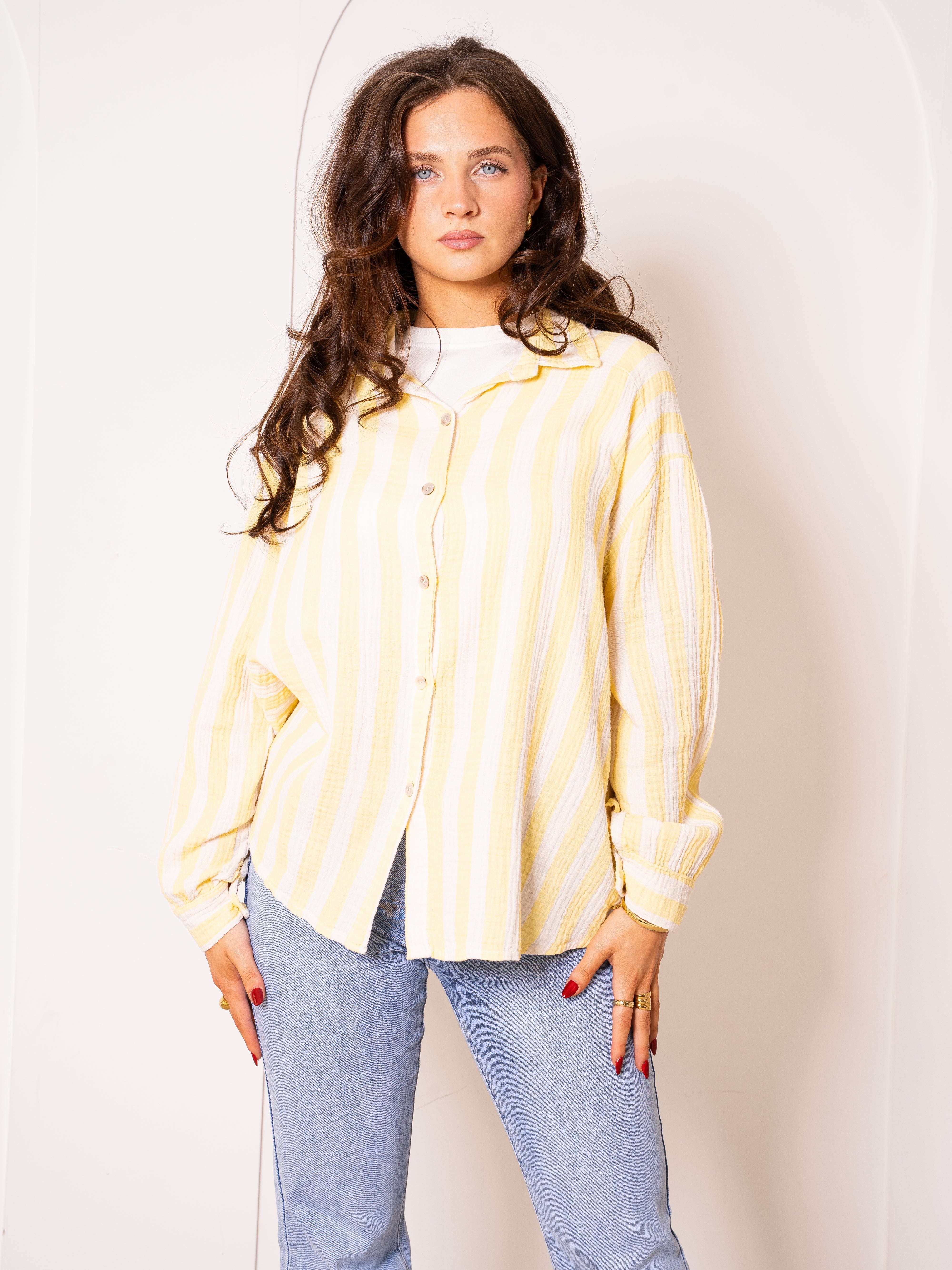 Liesl | Oversize Musselinbluse