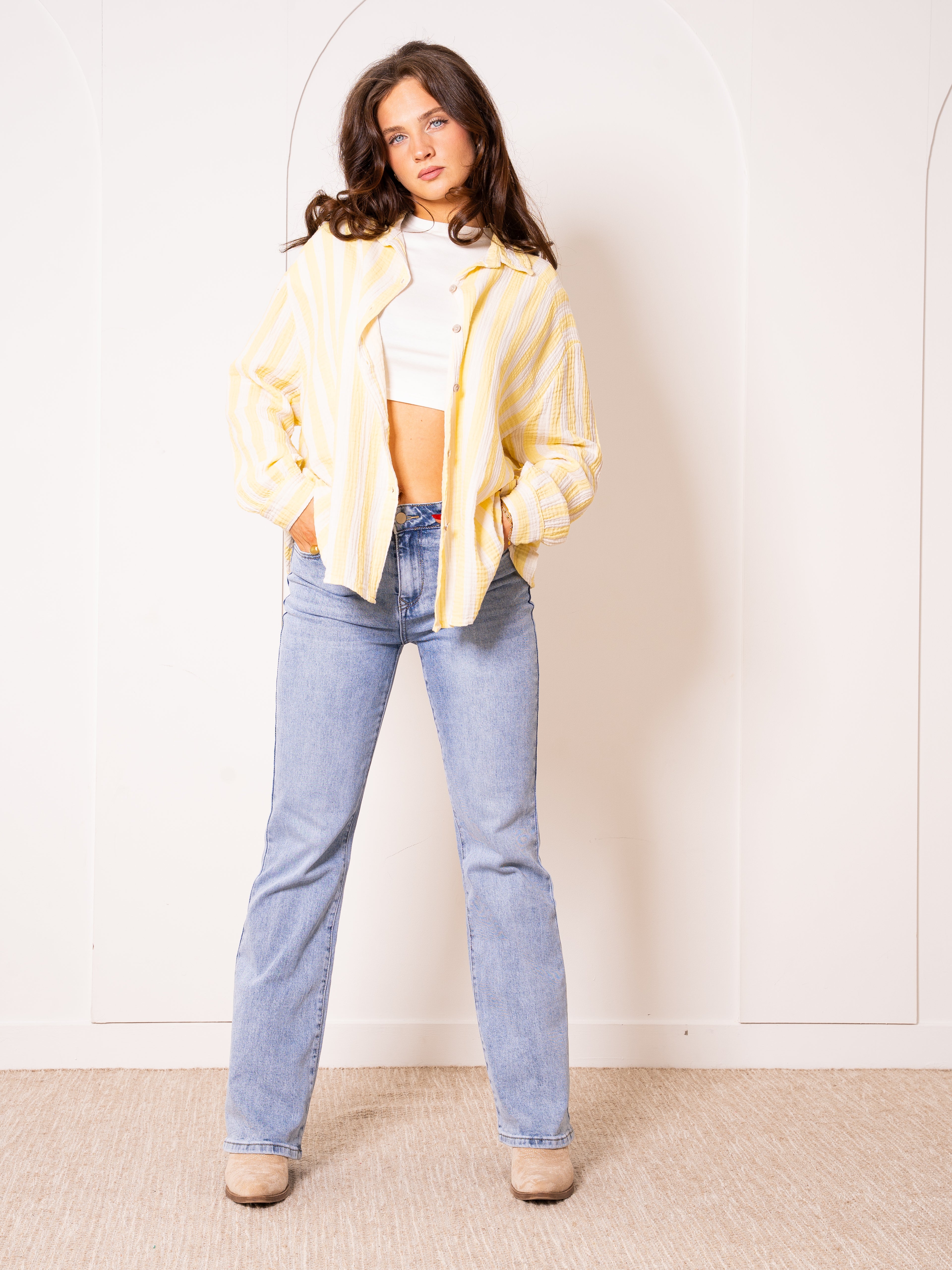 Liesl | Oversize Musselinbluse