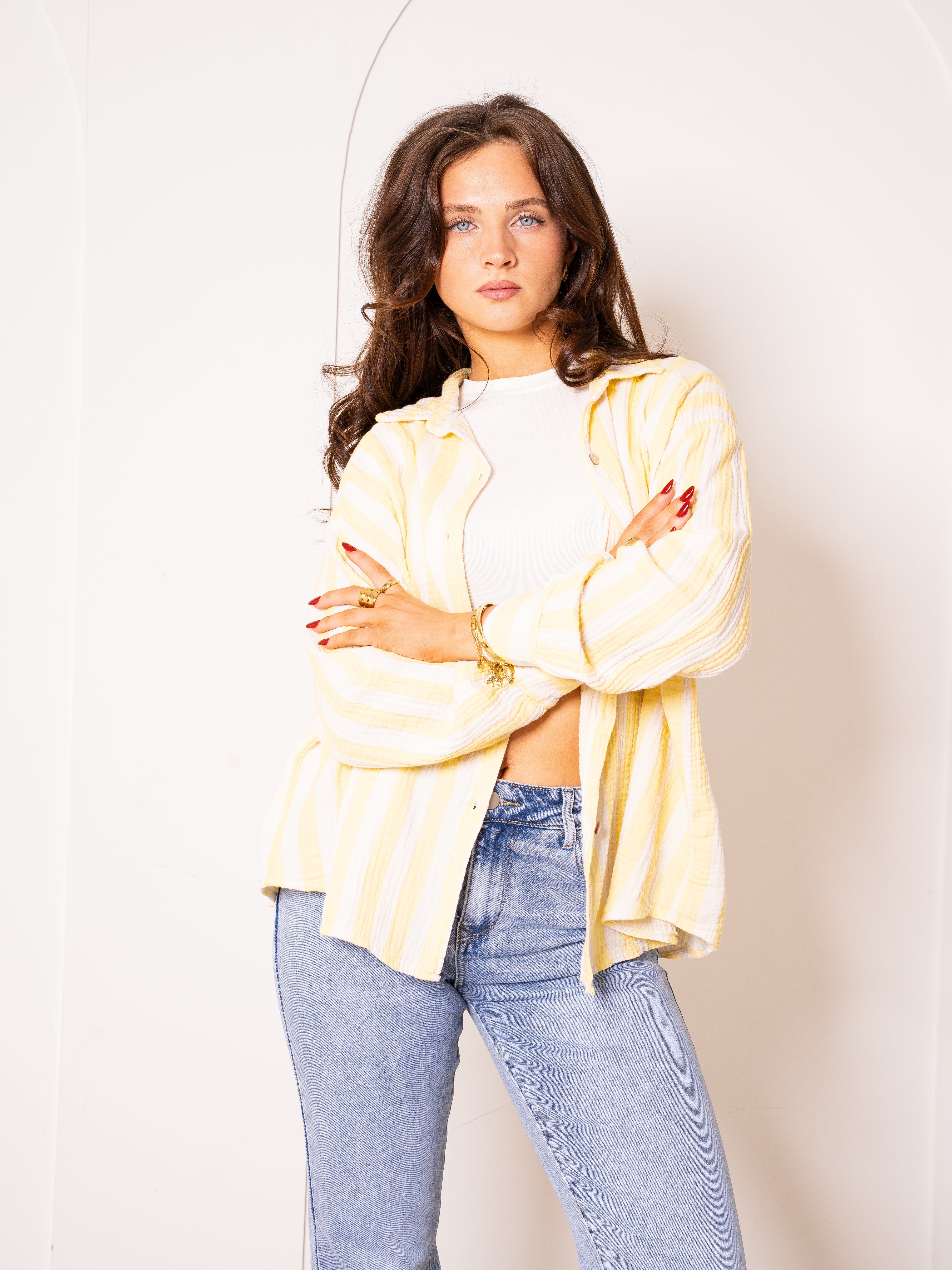 Liesl | Oversize Musselinbluse