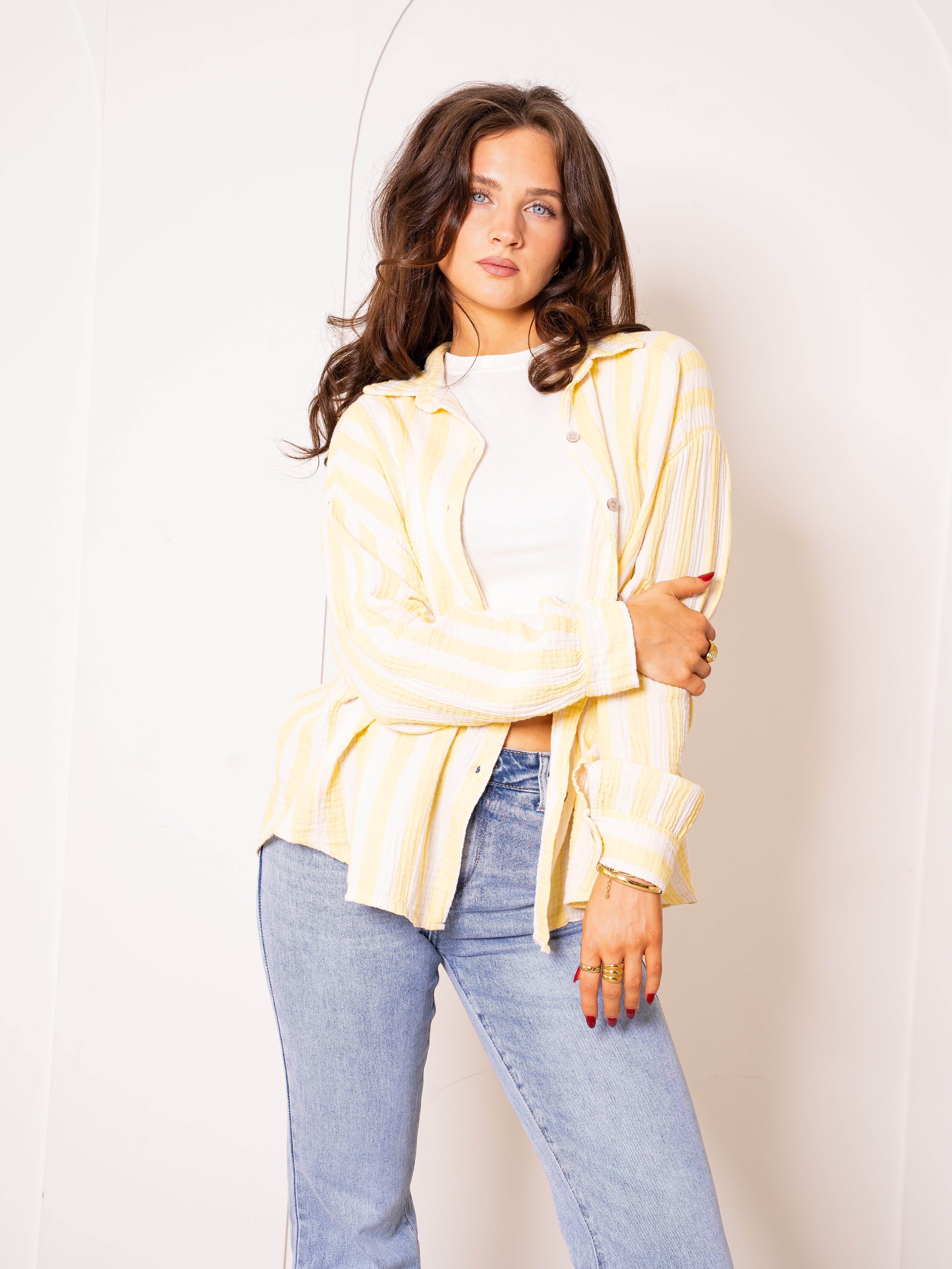 Liesl | Oversize Musselinbluse