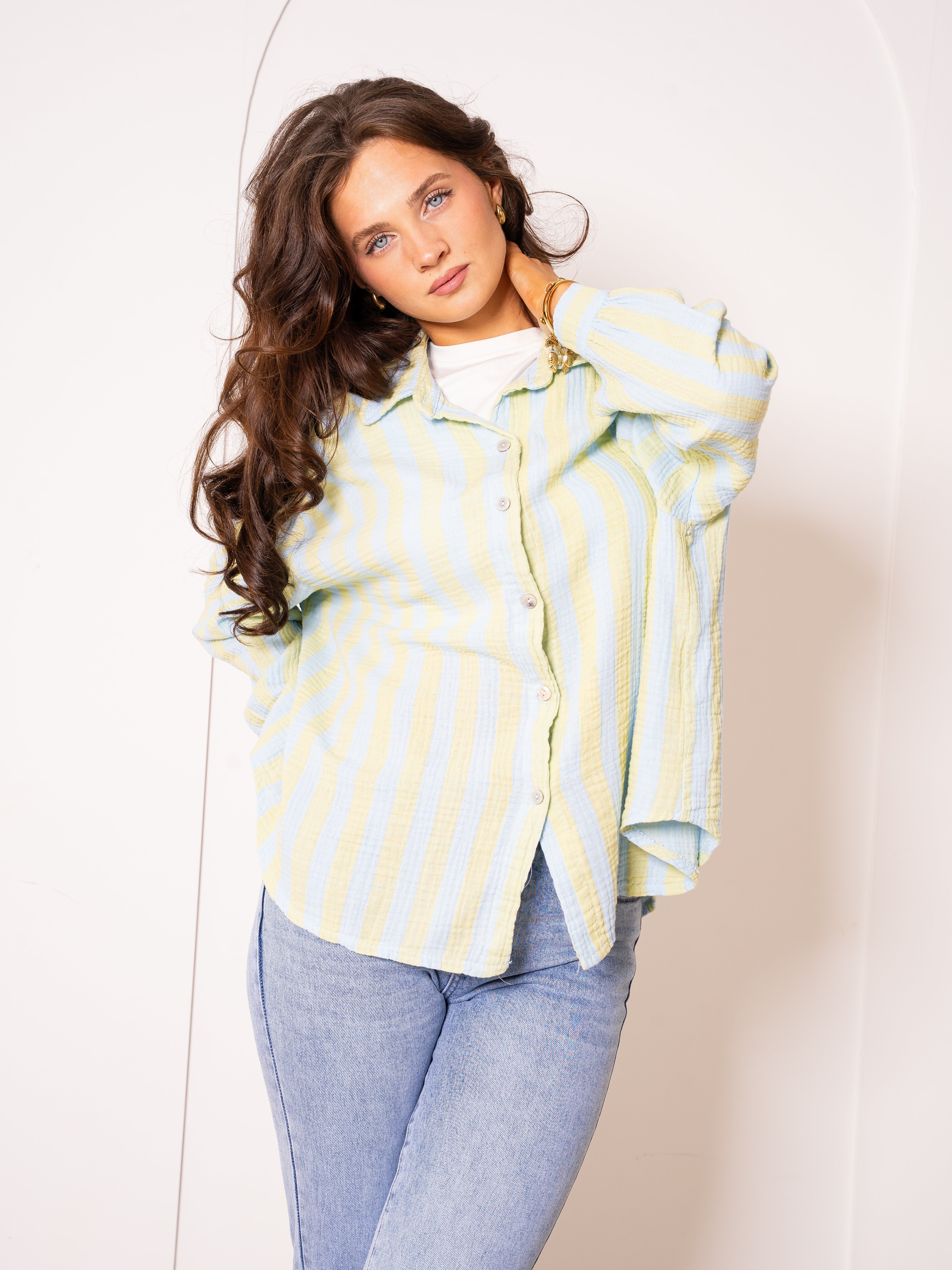Liesl | Oversize Musselinbluse