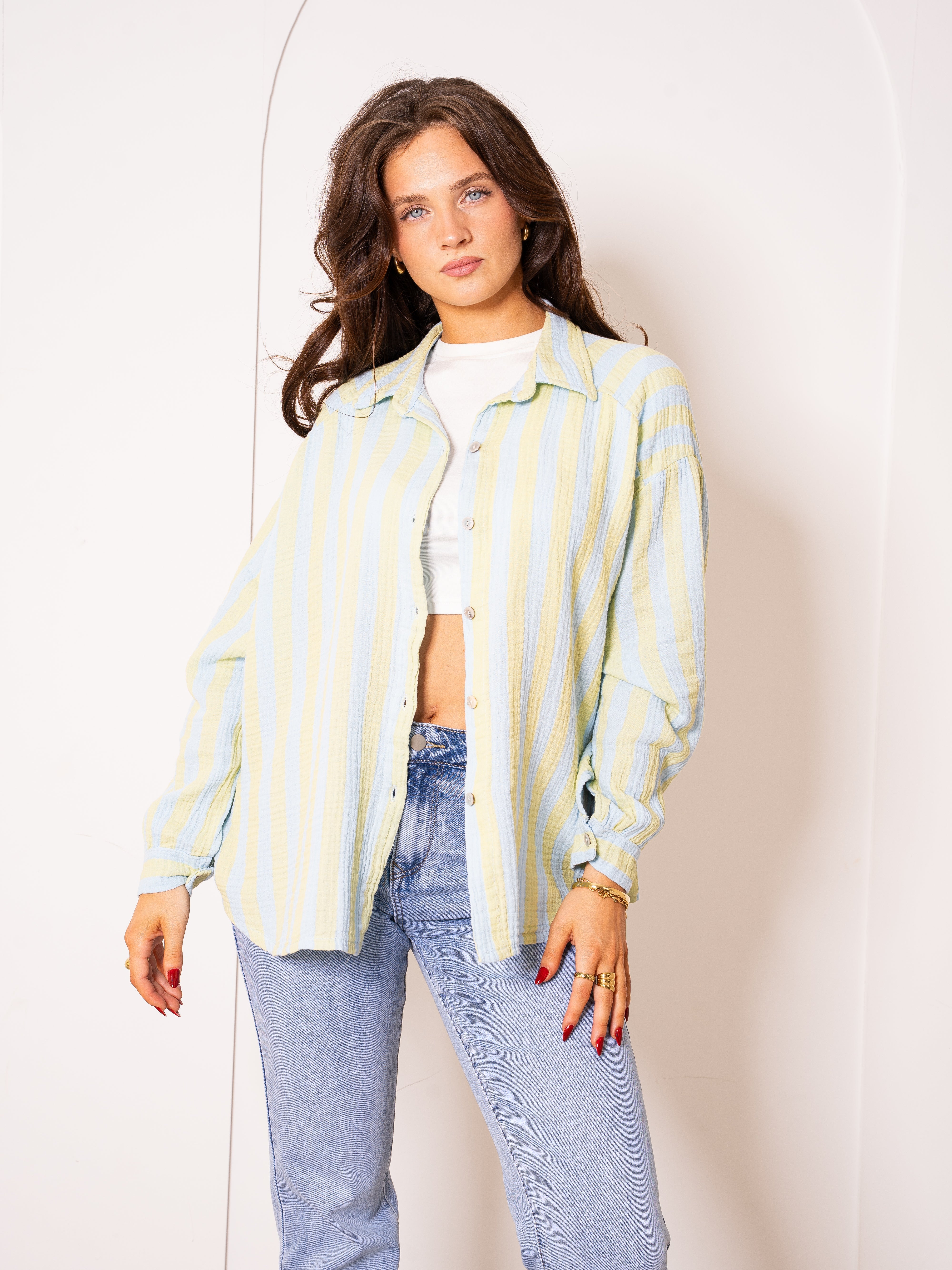Liesl | Oversize Musselinbluse