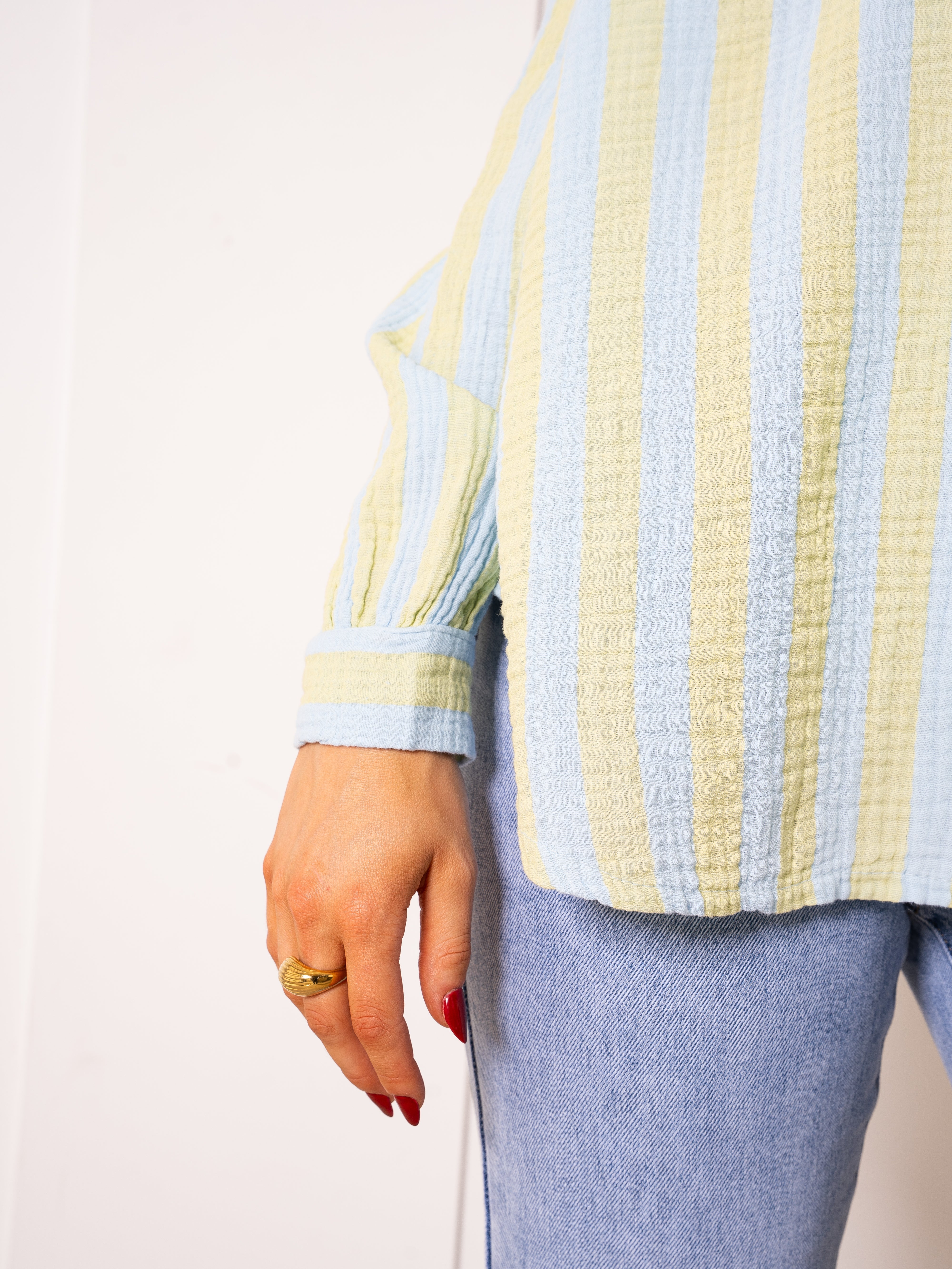 Liesl | Oversize Musselinbluse